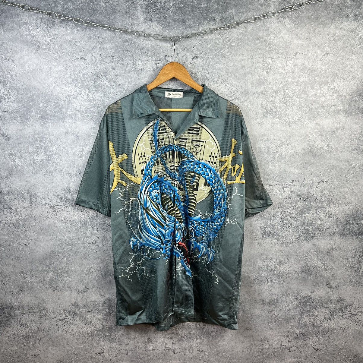 Vintage Crazy Shirt Dragon Vintage Size US XL / EU 56 / 4 - 1 Thumbnail