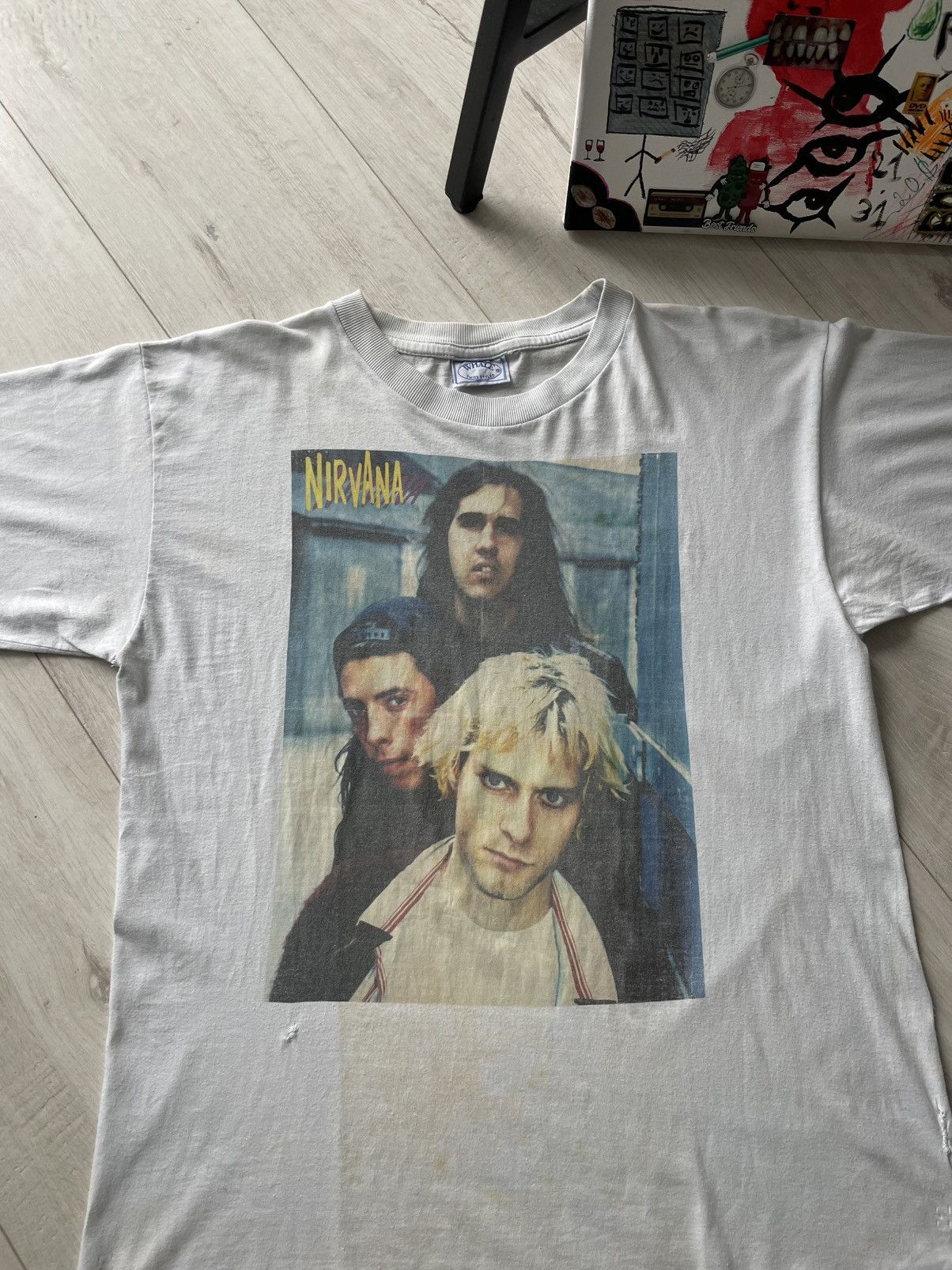 Band Tees 💥VTG💥 Nirvana 90’s Cry In The Dark AOP T-Shirt Kurt Cobain Size US M / EU 48-50 / 2 - 3 Thumbnail