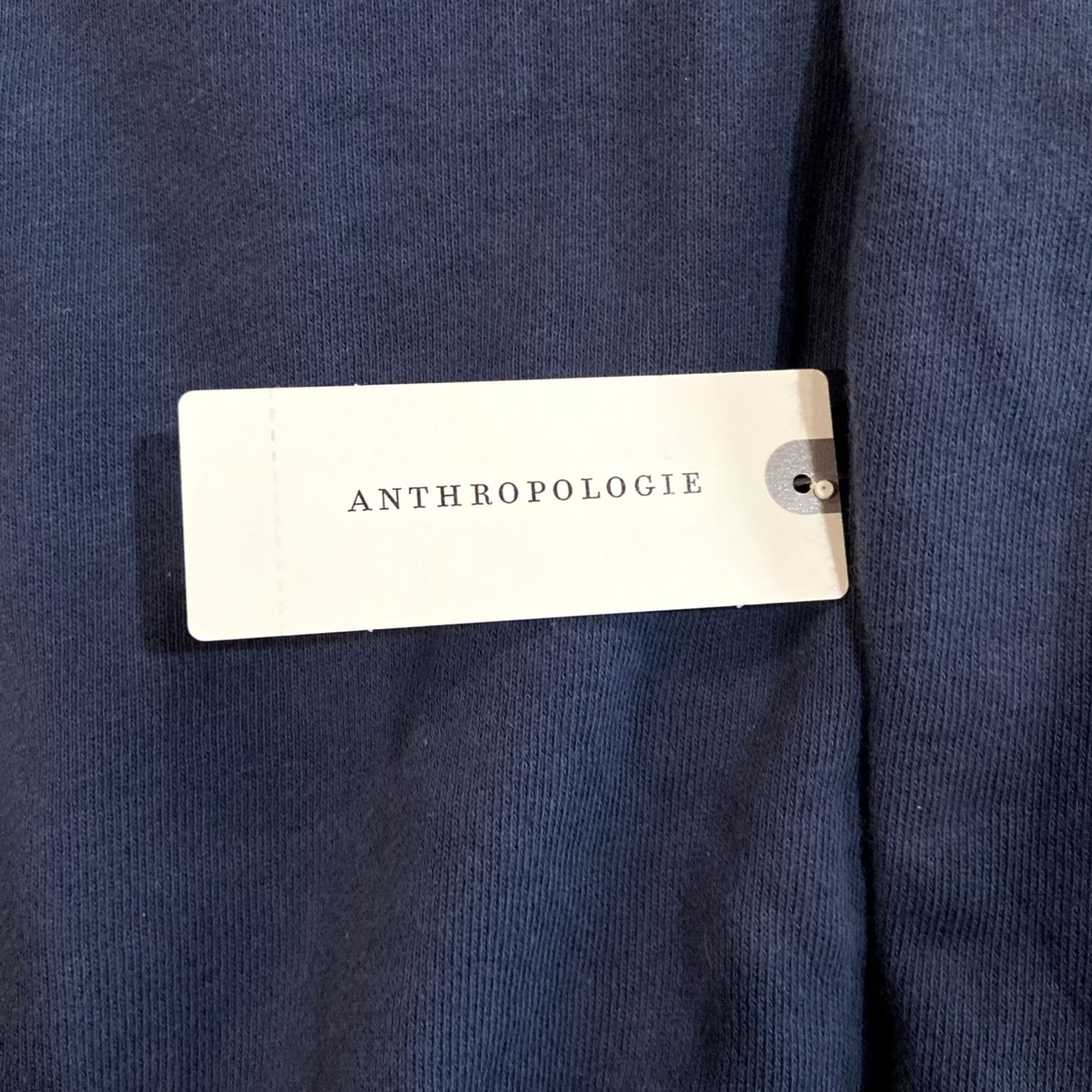 Anthropologie Anthropologie Pilcro The Niki Bubble Sweatshirt S Women Blue Pullover Activewear Sweatshirt Size S / US 4 / IT 40 - 3 Thumbnail