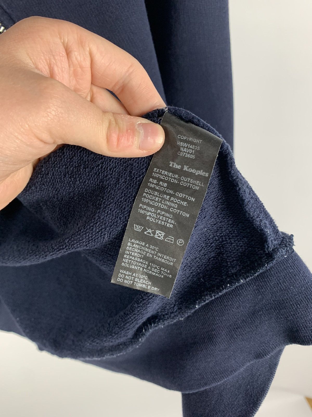The Kooples Designer The Kooples Zip Hoodie Size S Avant Garde Style Top Size S / US 4 / IT 40 - 6 Thumbnail
