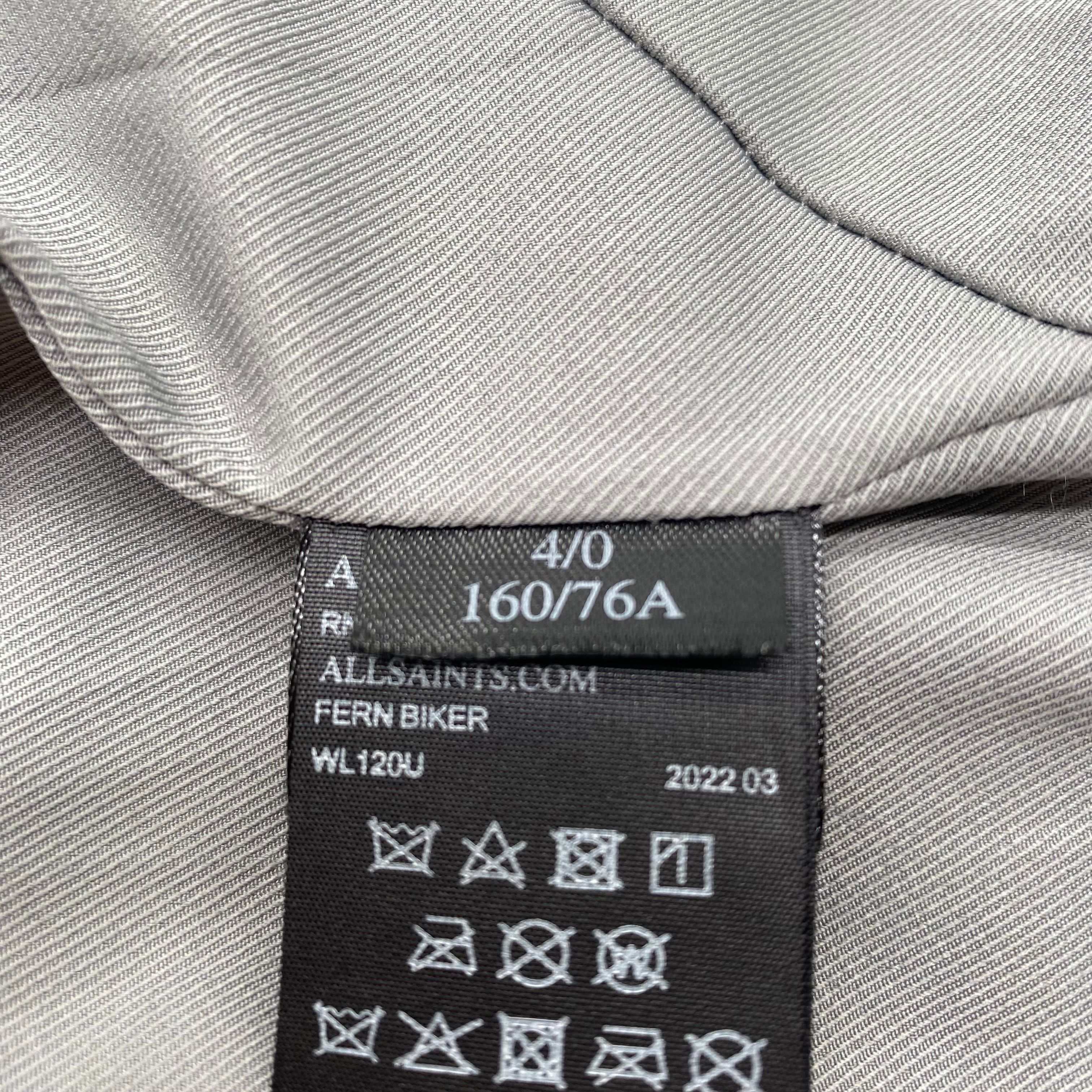Allsaints All Saints Sheep Skin Ryders Jacket Size XS / US 0-2 / IT 36-38 - 5 Thumbnail