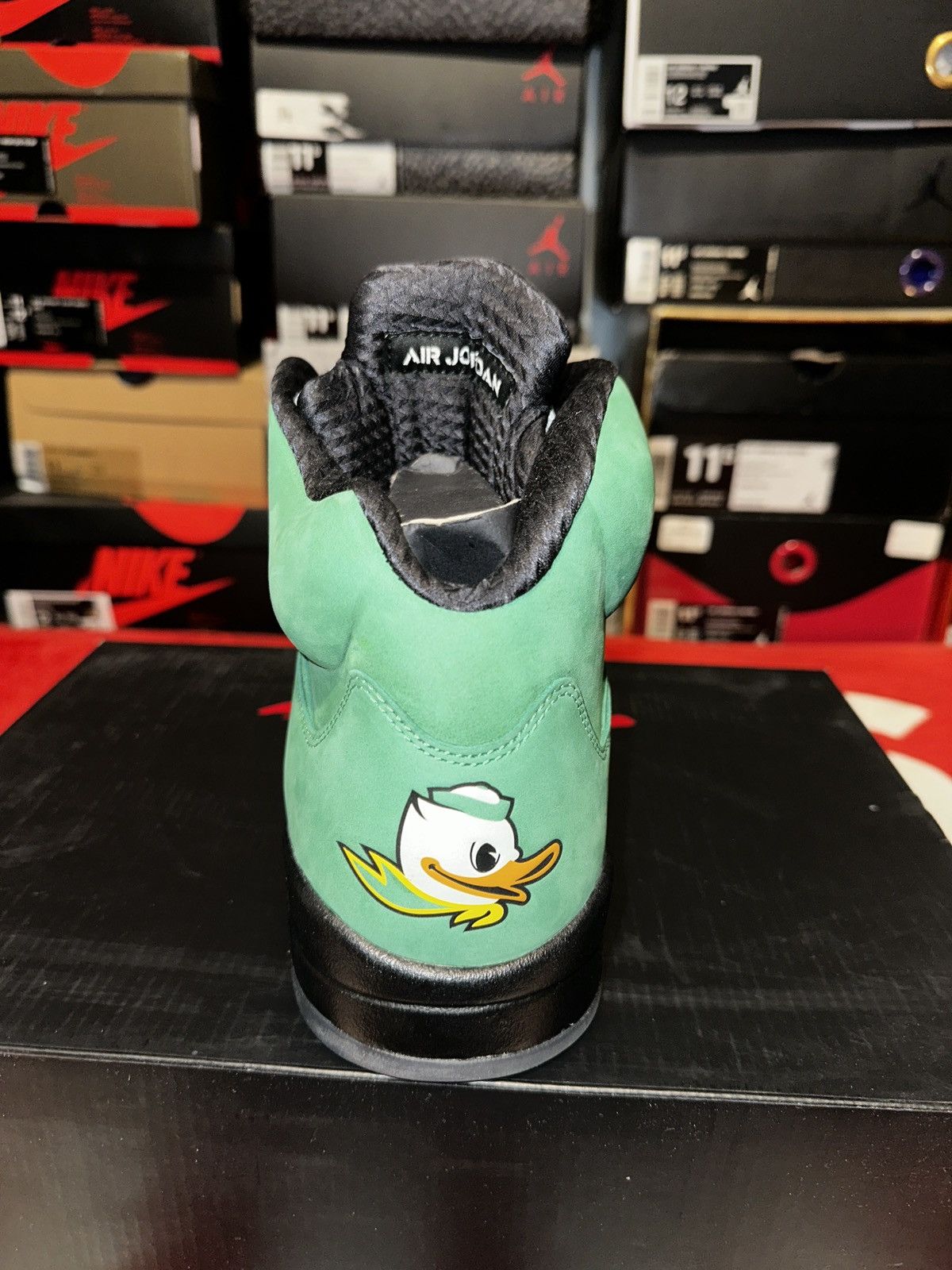 Nike Air Jordan 5 “Oregon Duck PE” Sample 2013 Size US 11.5 / EU 44-45 - 12 Thumbnail