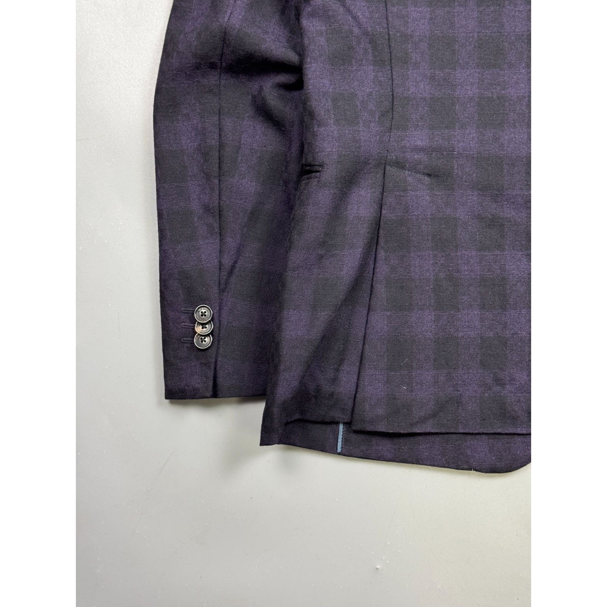 Paul Smith Paul & Smith Checkered Two Button Wool Blazer (Y1261) Size 42R - 14 Thumbnail