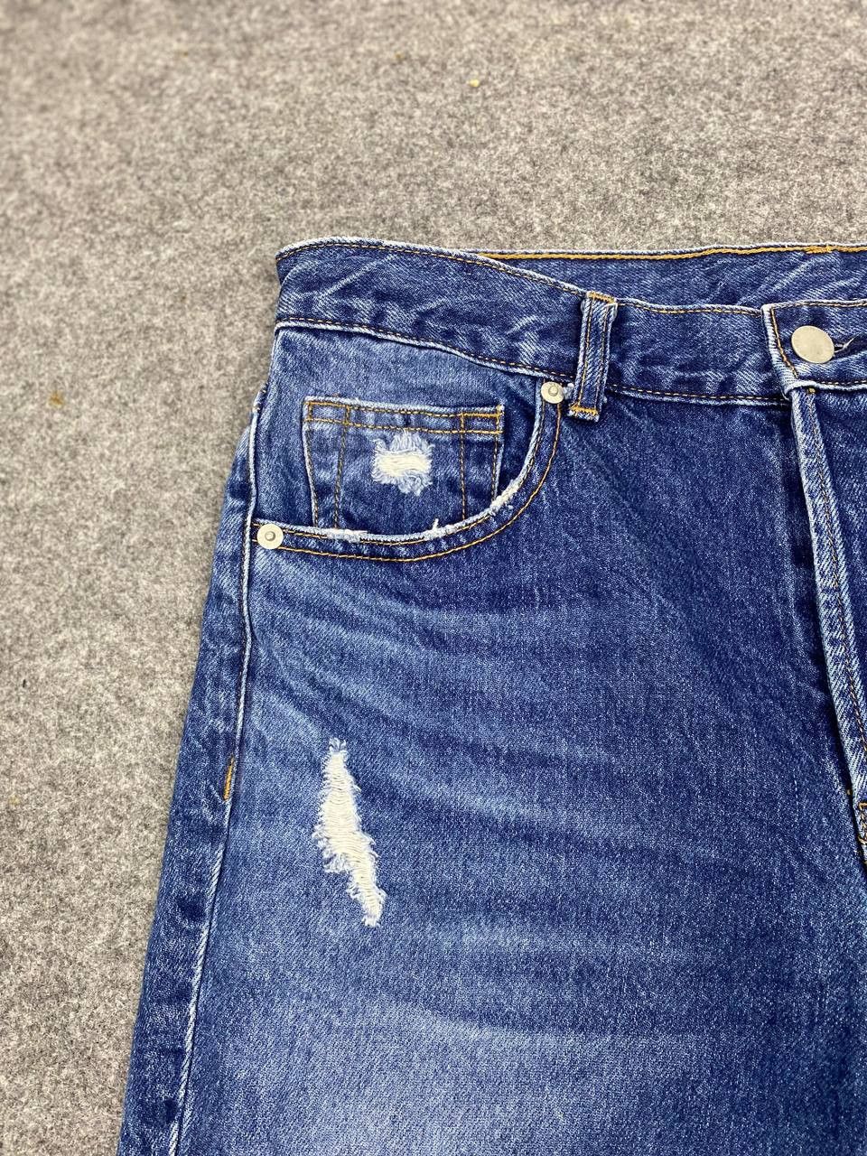Japanese Brand GU japanese brand distressed denim nice design Size US 33 - 8 Thumbnail