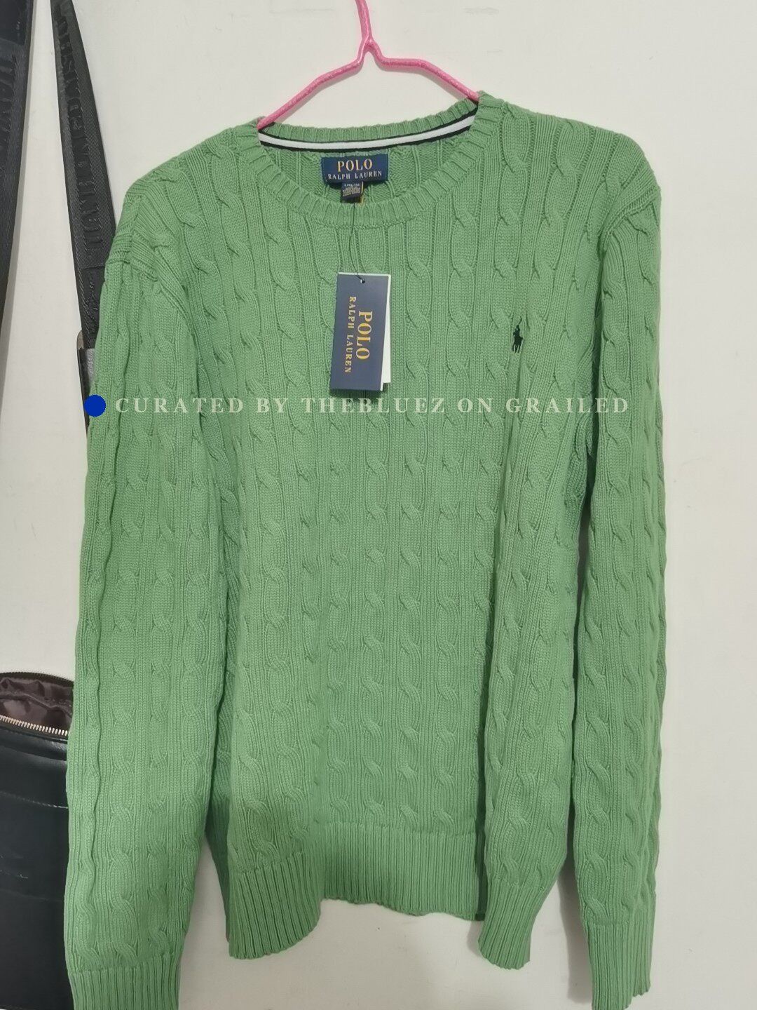 Polo Ralph Lauren Ralph Lauren Green Cable Sweater L Size US L / EU 52-54 / 3 - 1 Thumbnail
