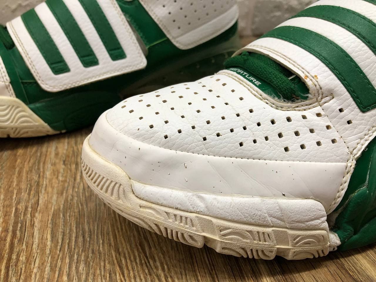 Vintage Adidas Kevin Garnett TS Bounce Commander KG Size US 12 / EU 45 - 6 Thumbnail