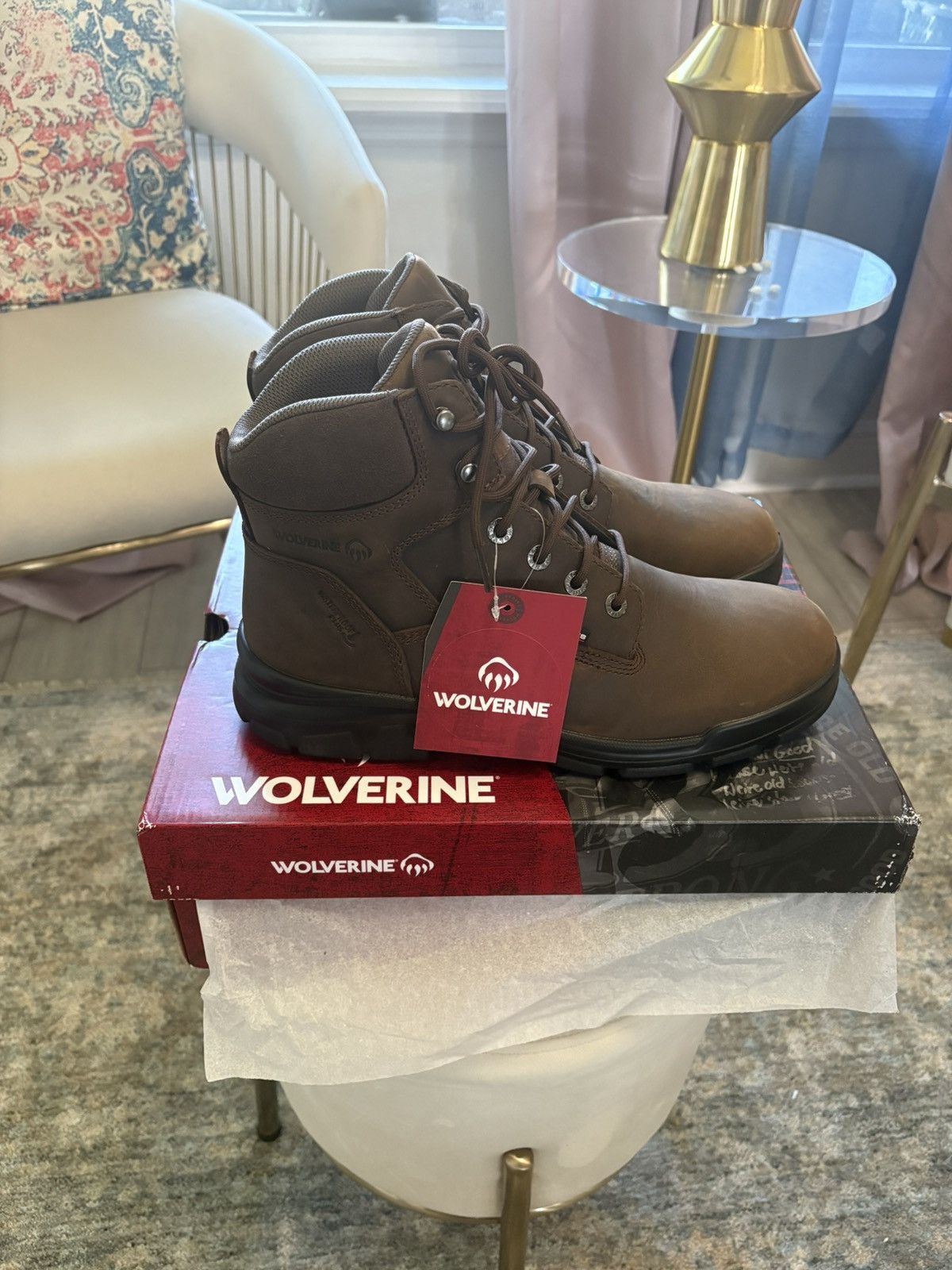 Wolverine Wolverine Men's DuraShocks WPZ CarbonMax 8" Construction Size US 10.5 / EU 43-44 - 2 Thumbnail
