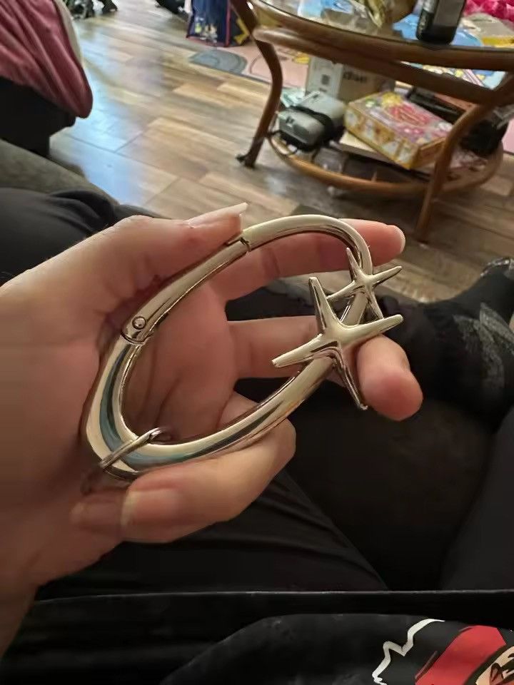 Jewelry Star chrome steel Carabiner Size ONE SIZE - 2 Thumbnail