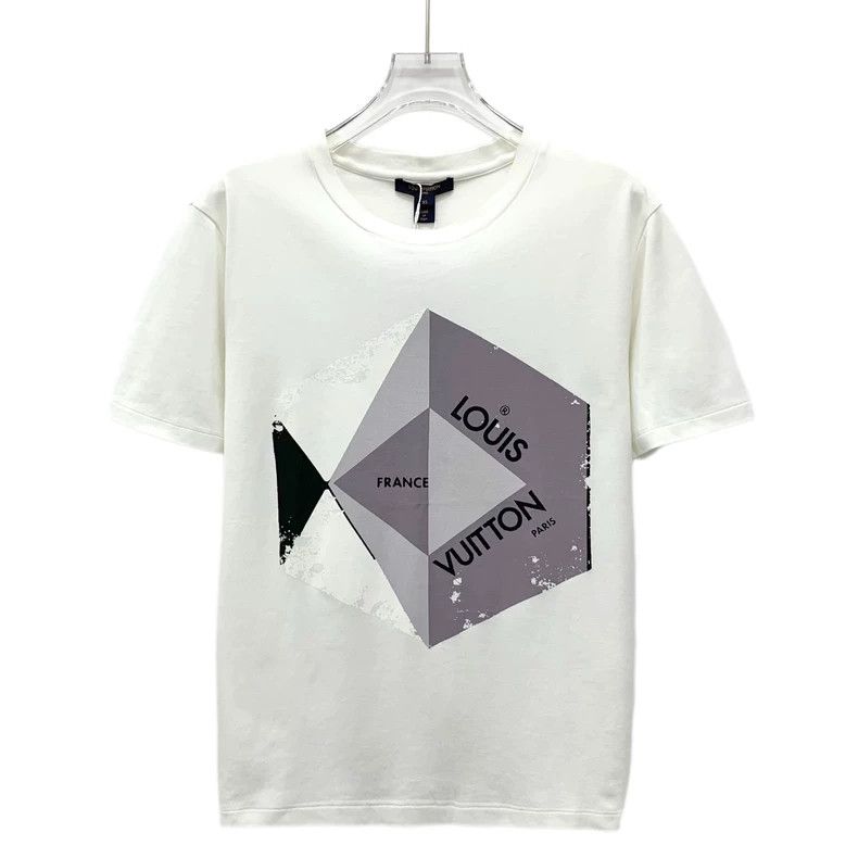 Louis Vuitton Louis Vuitton White geometric printed cotton short sleeve Size XS / US 0-2 / IT 36-38 - 1 Thumbnail