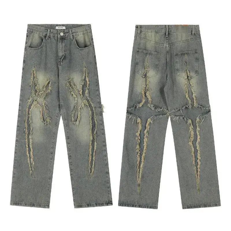 Japanese Brand × Jean Washed Vintage Hip Hop Retro Jeans Pants Y2k Size US 32 / EU 48 - 6 Thumbnail