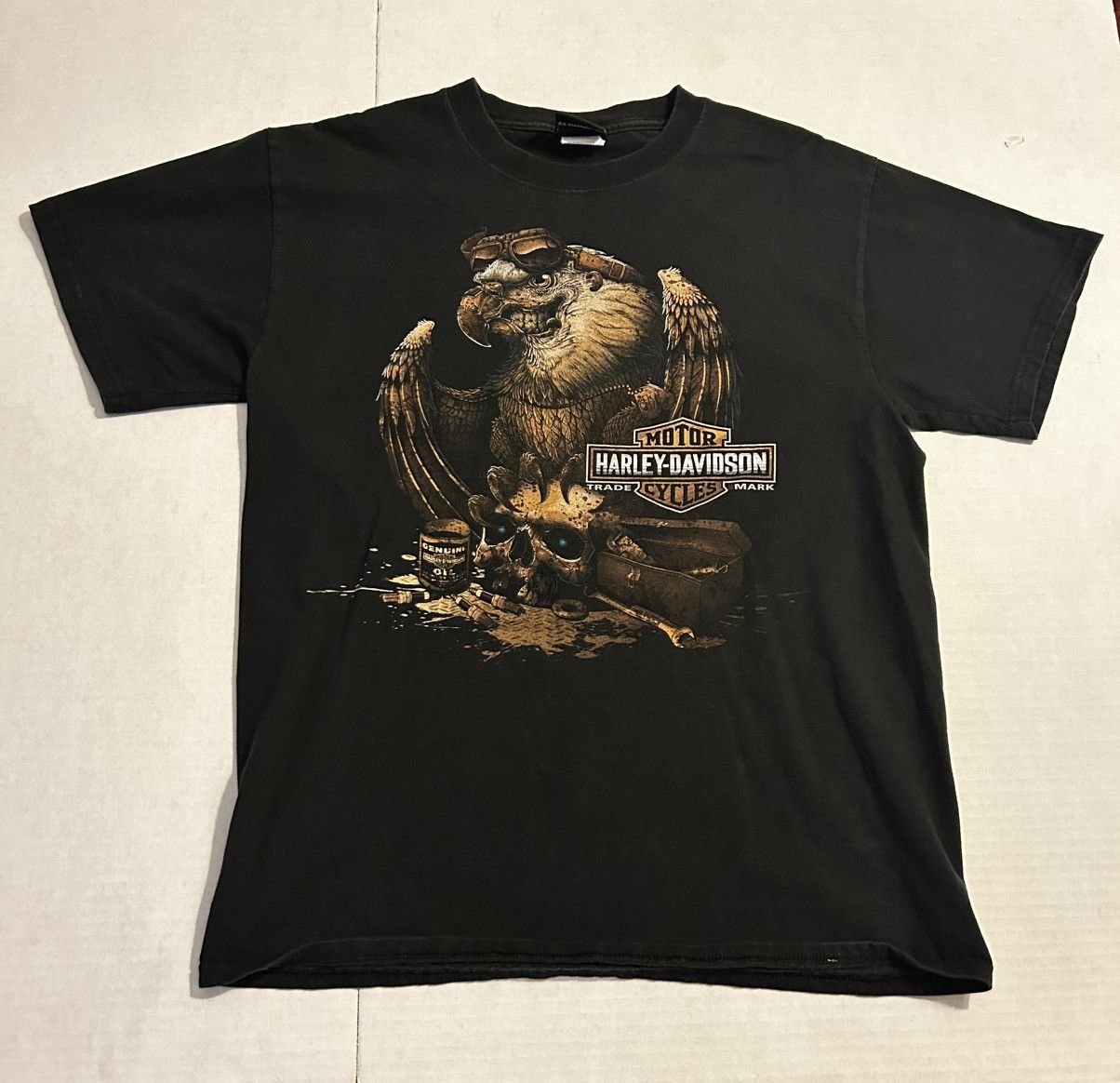 Harley Davidson × Vintage Vintage Harley Davidson Bogota Columbia Tee Size US M / EU 48-50 / 2 - 1 Thumbnail