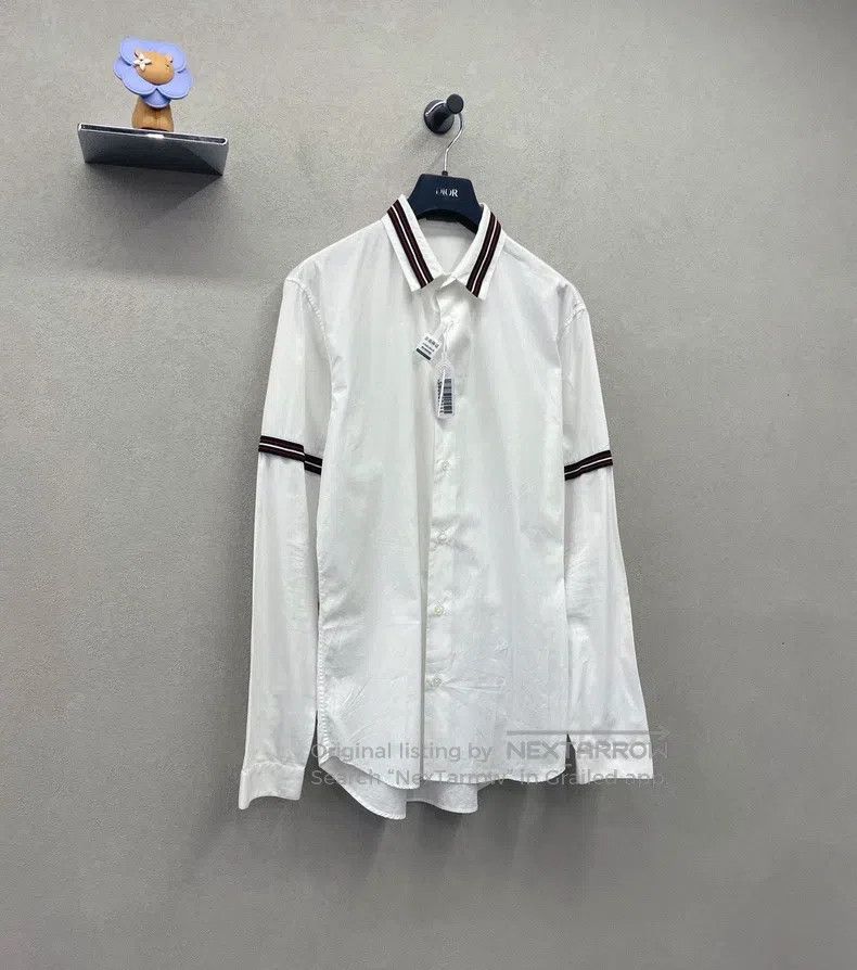 Dior Dior Size39 Contrast colour striped lapel single-breasted l Size US XXS / EU 40 - 3 Thumbnail