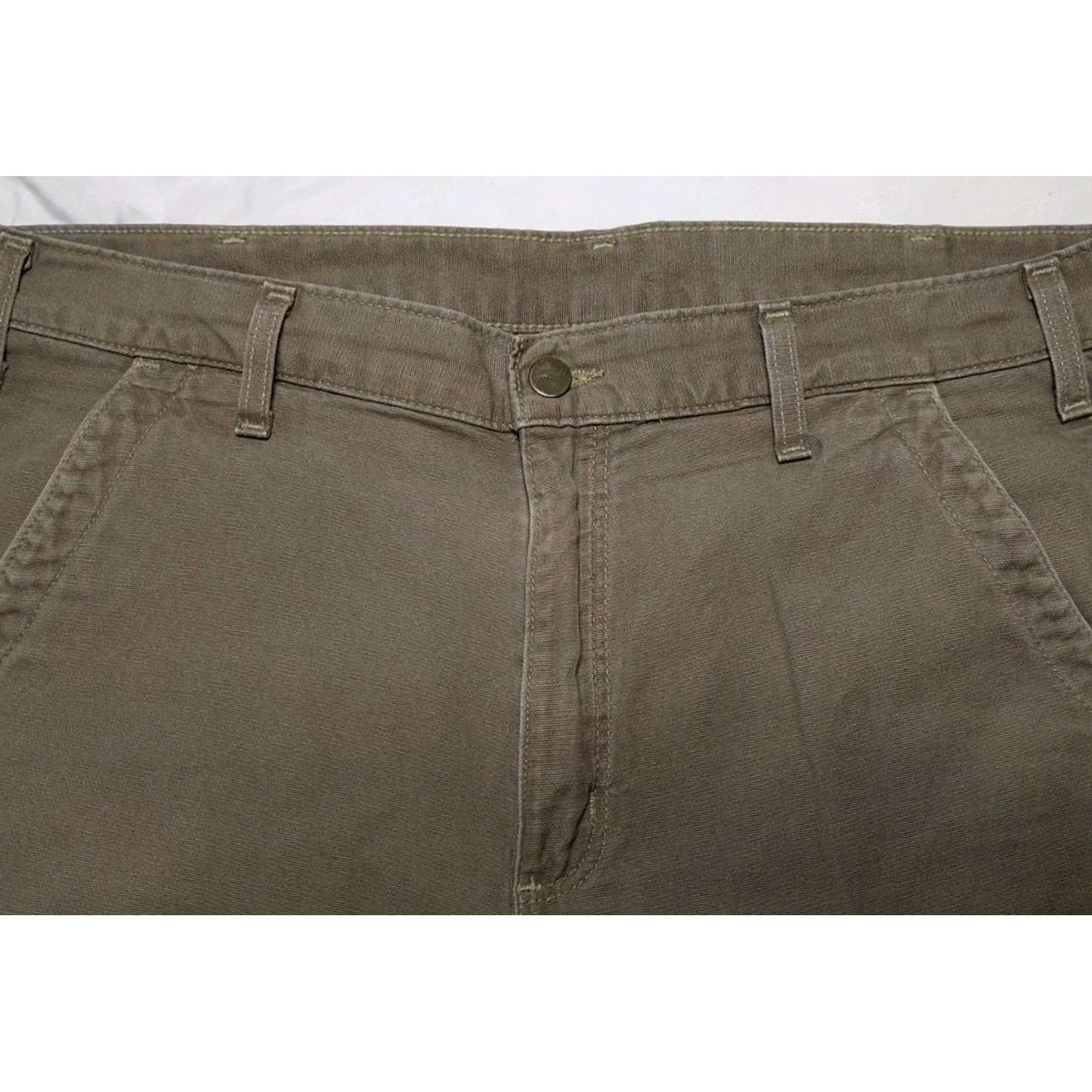 Carhartt Carhartt Pants Mens 36x32 Tan Relaxed Fit Canvas Khaki B299 MUS Pants Men Tan Relaxed 36x32 5-Pocket Khakis Workwear Casual Size US 36 / EU 52 - 5 Thumbnail