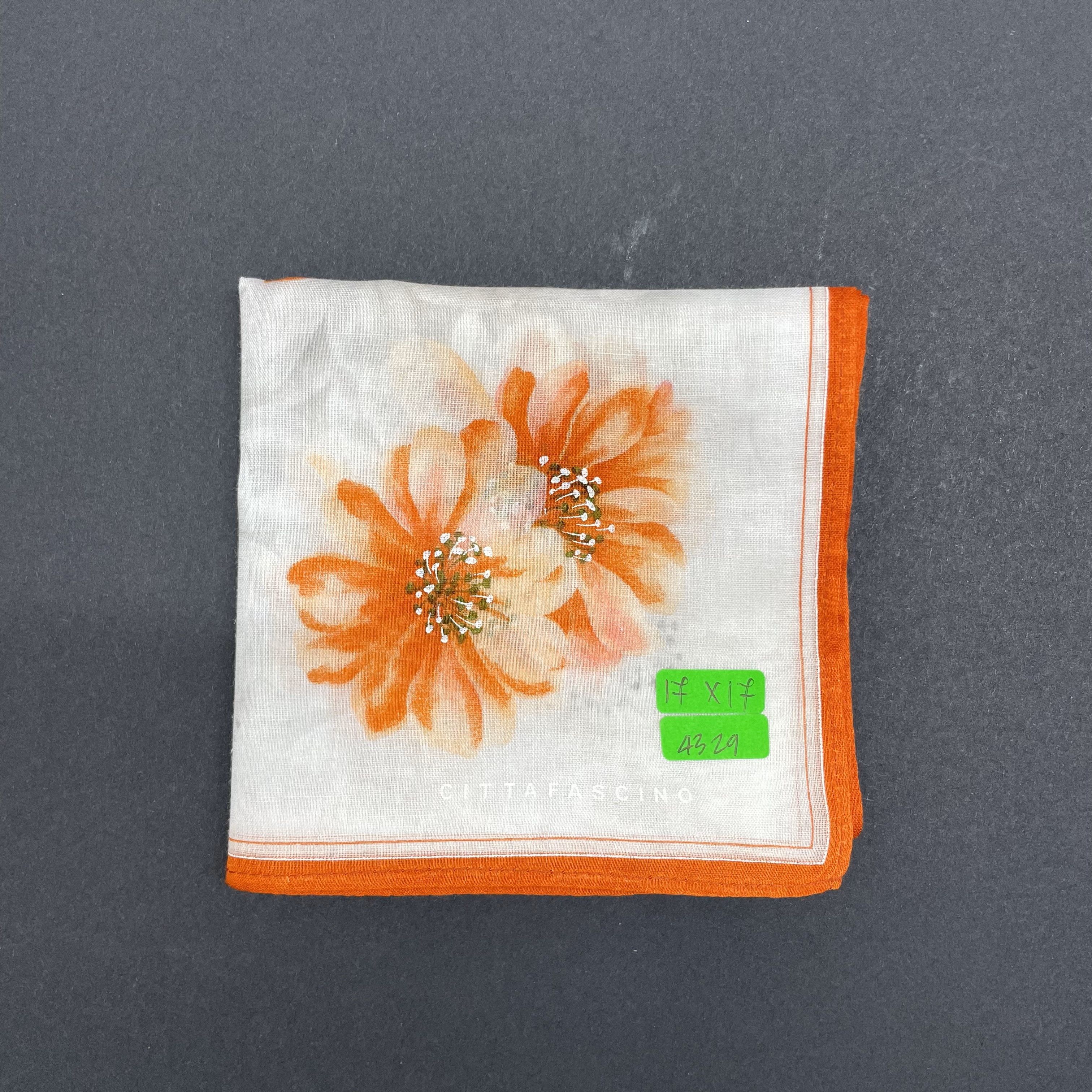 Vintage Cittafascino Handkerchief / Neckerchief / Bandana - 4329 Size ONE SIZE - 6 Thumbnail