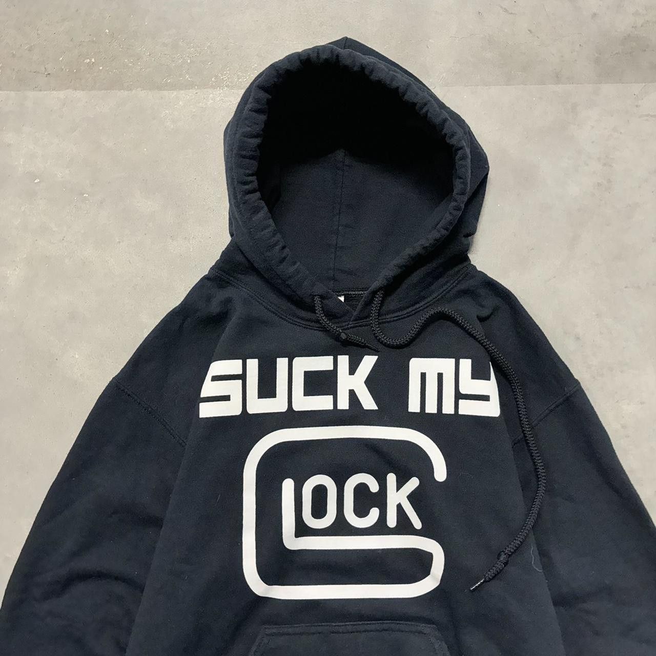 Japanese Brand × Vintage Vintage Y2K Suck My Glock Funny Opium Streetwear Hoodie! Size ONE SIZE - 3 Thumbnail