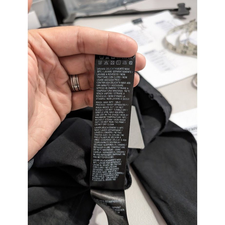 Balenciaga o1rshd1 Long Sleeve T-Shirt in Nero Size US M / EU 48-50 / 2 - 17 Thumbnail