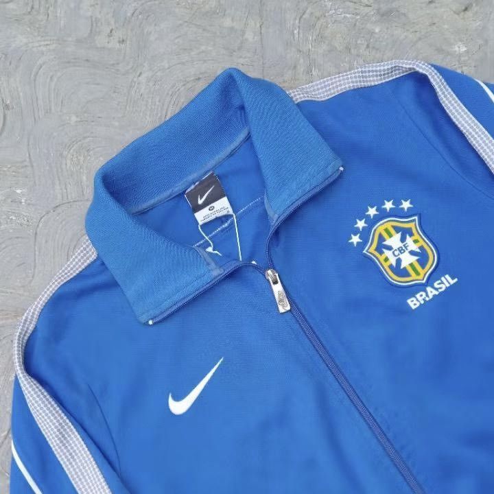 Nike × Vintage Nike brasil tracktop Size US L / EU 52-54 / 3 - 5 Thumbnail