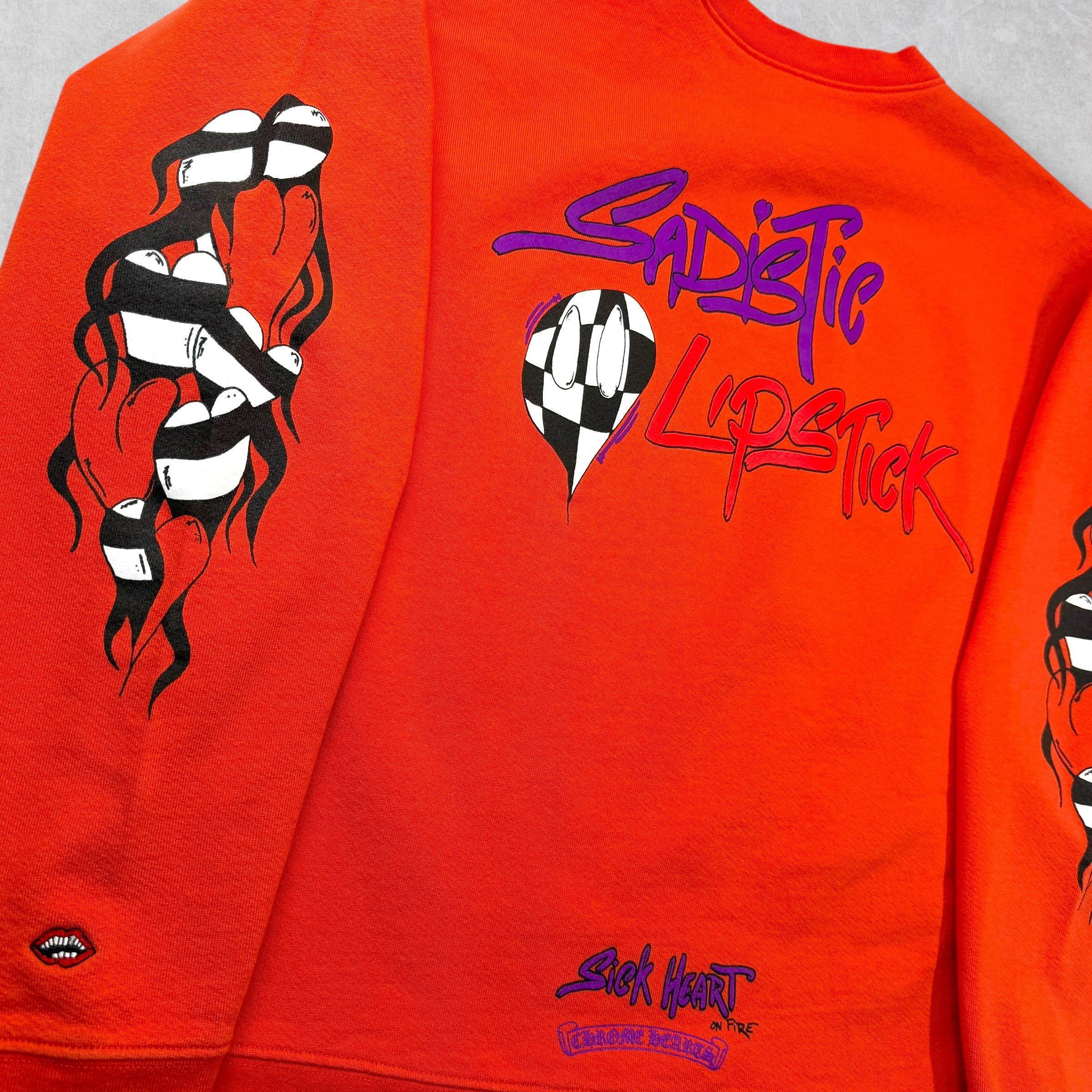 Chrome Hearts Chrome Hearts Matty Boy 'Sick Heart' Crewneck XL Size US XL / EU 56 / 4 - 4 Thumbnail