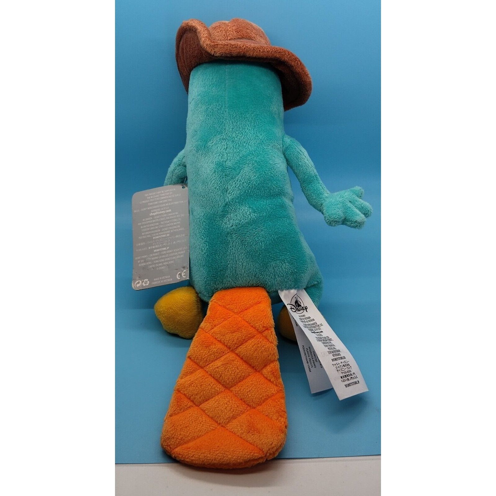 Disney Disney Phineas & Ferb Perry The Platypus 10" Stuffed Plush Size ONE SIZE - 3 Thumbnail