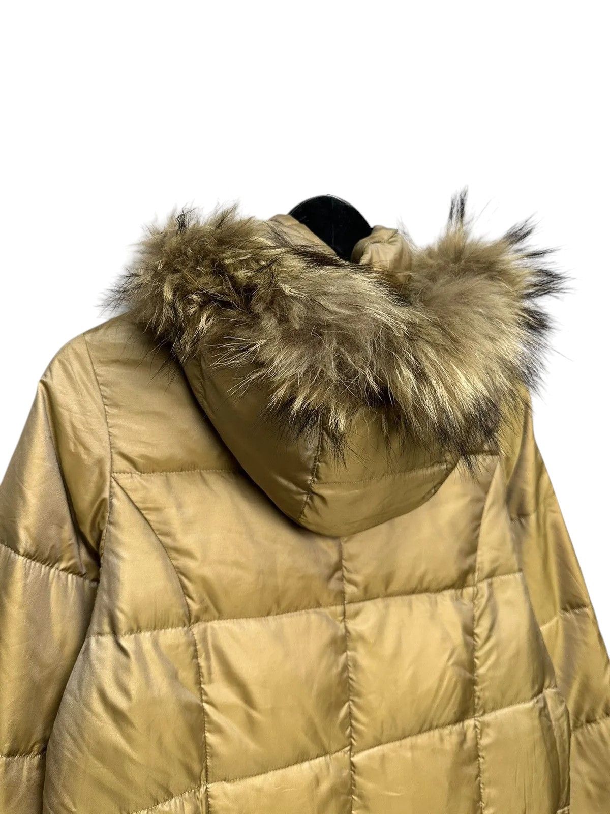 Vintage Ifsixwasnine Brown Fur Hood Winter Jacket Military Y2K Style Size M / US 6-8 / IT 42-44 - 11 Thumbnail