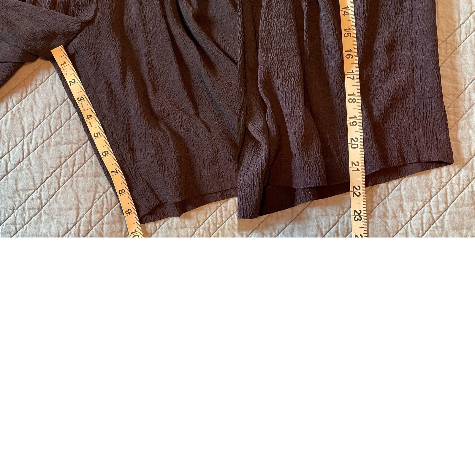 Vintage VTG Carole Little Skort Gauchos Culottes Navy Blue Size 12 Women Knee Length Zipper Button Pleated High Rise Vintage Size 34" / US 12 / IT 48 - 8 Thumbnail
