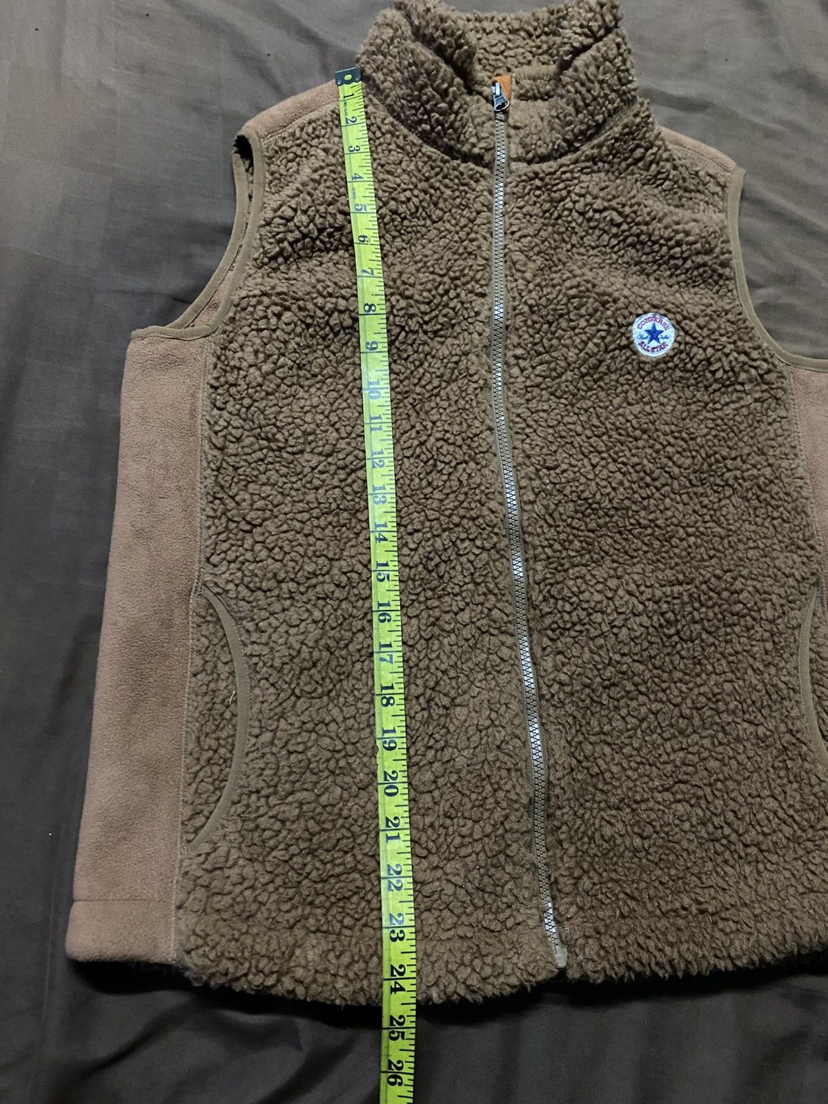 Converse Converse Sherpa Fleece Brown Vest Size US M / EU 48-50 / 2 - 9 Thumbnail