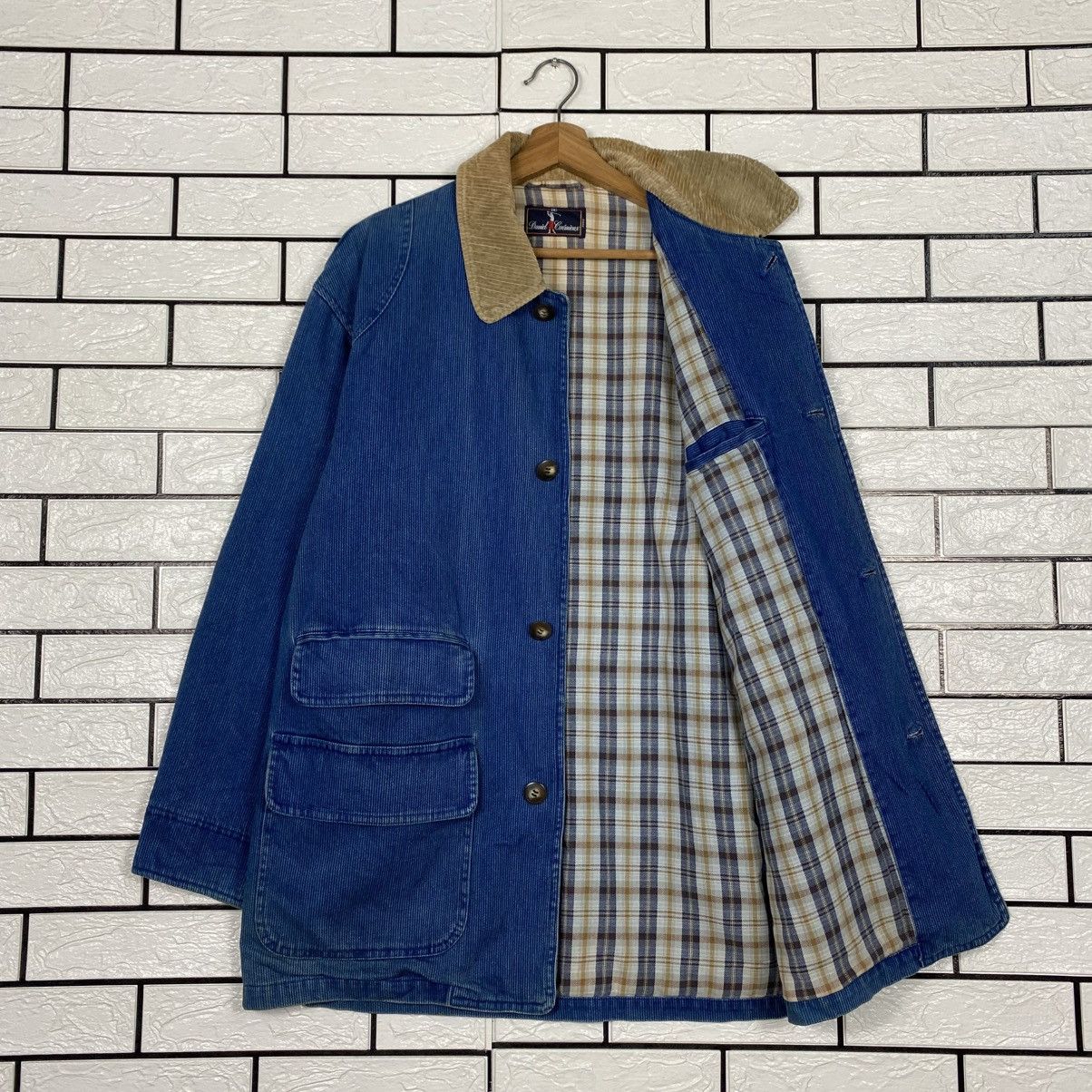 Japanese Brand 📌Vintage Chore Jacket Blanket Tartan Daniel Gremieux Size US M / EU 48-50 / 2 - 12 Thumbnail