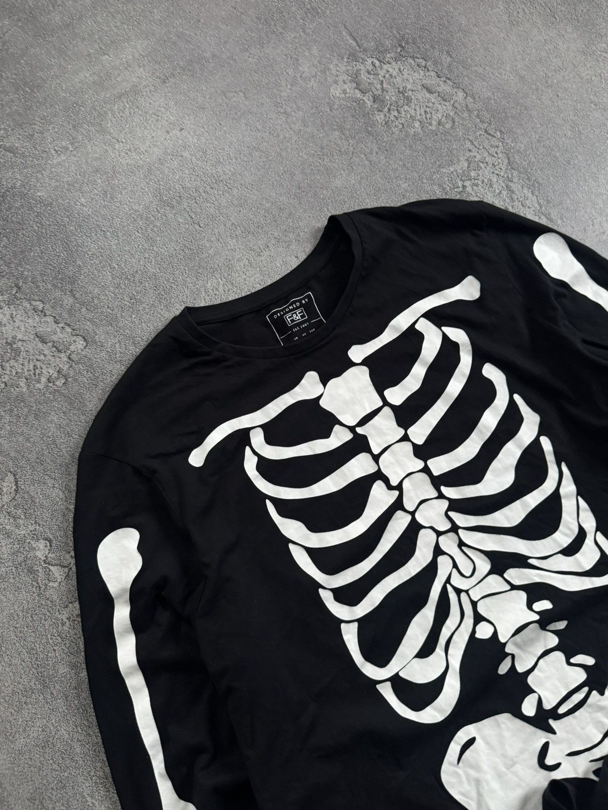 Hysteric Glamour Skeleton 🩻 Xray bones 🦴 tee tshirts long sleeve Y2K L.G.B. Size US XXL / EU 58 / 5 - 2 Thumbnail
