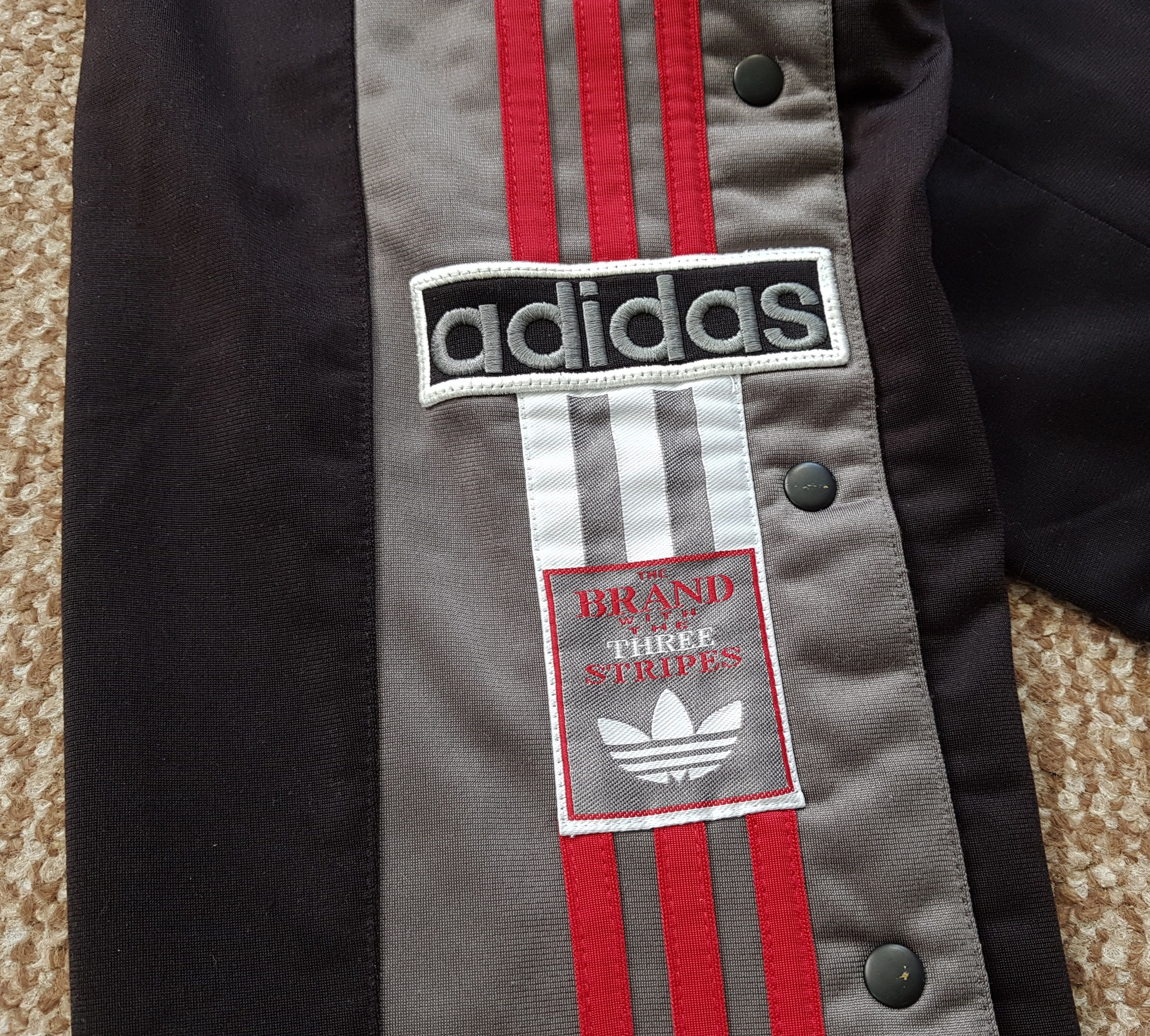 Adidas Adidas Adibreak Y2K Vintage 90s Striped Snap Track Pants S Size US 30 / EU 46 - 3 Thumbnail