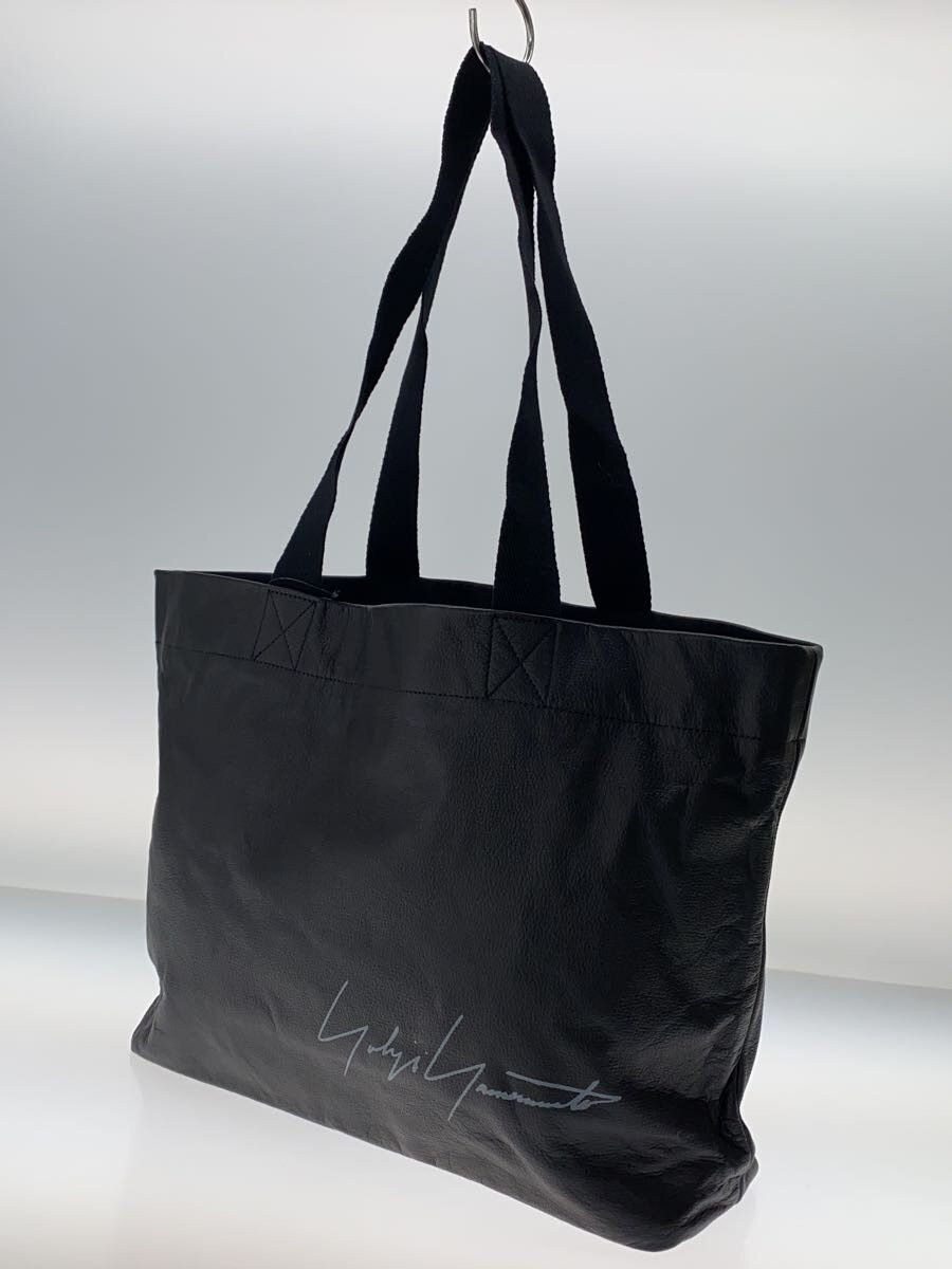 Yohji Yamamoto Cowhide Leather Logo Tote Bag Size ONE SIZE - 2 Thumbnail