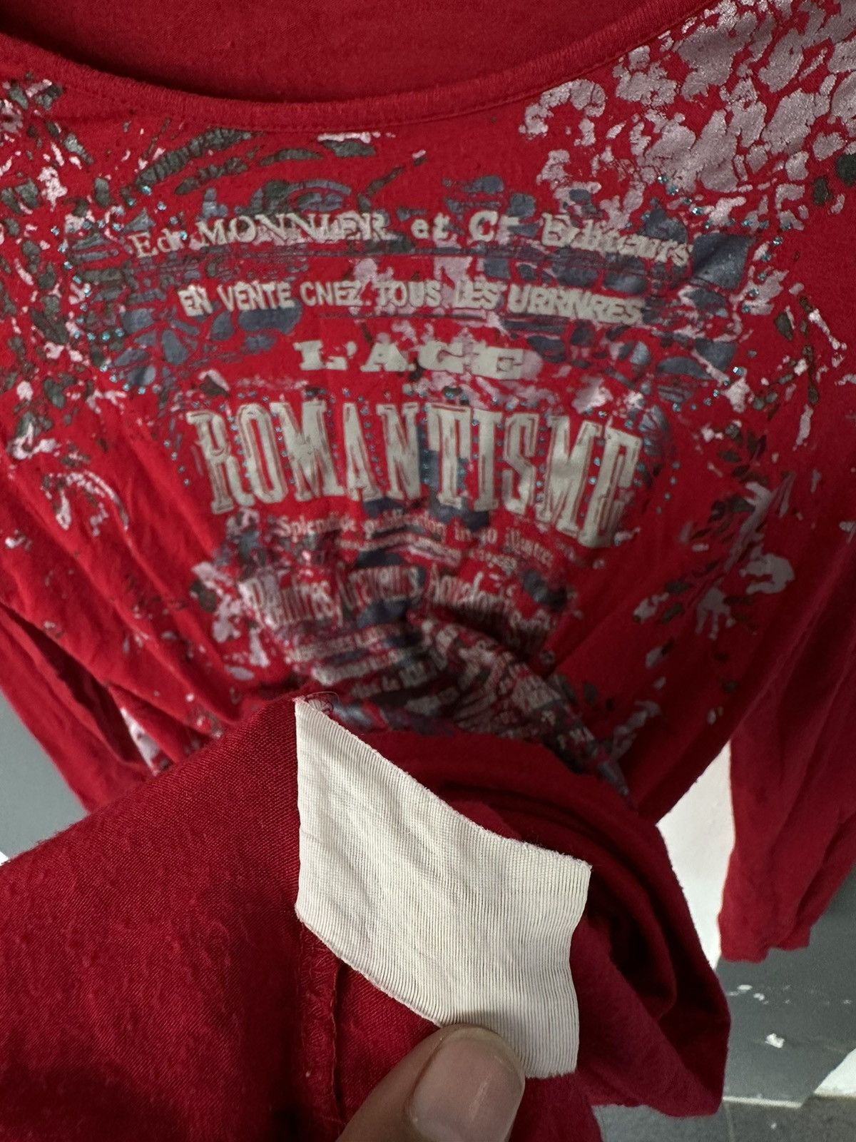 Hysteric Glamour SICK Y2K ROMANTISME POEM LONG SLEEVE LGB STYLE Size S / US 4 / IT 40 - 4 Thumbnail