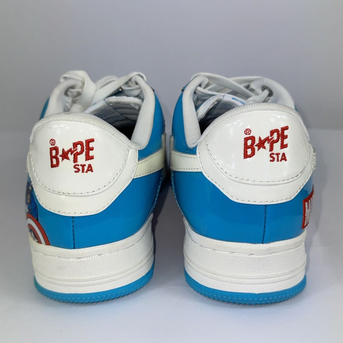 Bape A BATHING APE BAPE STA MARVEL COMICS CAPTAIN AMERICA 2022 Size US 8.5 / EU 41-42 - 4 Thumbnail