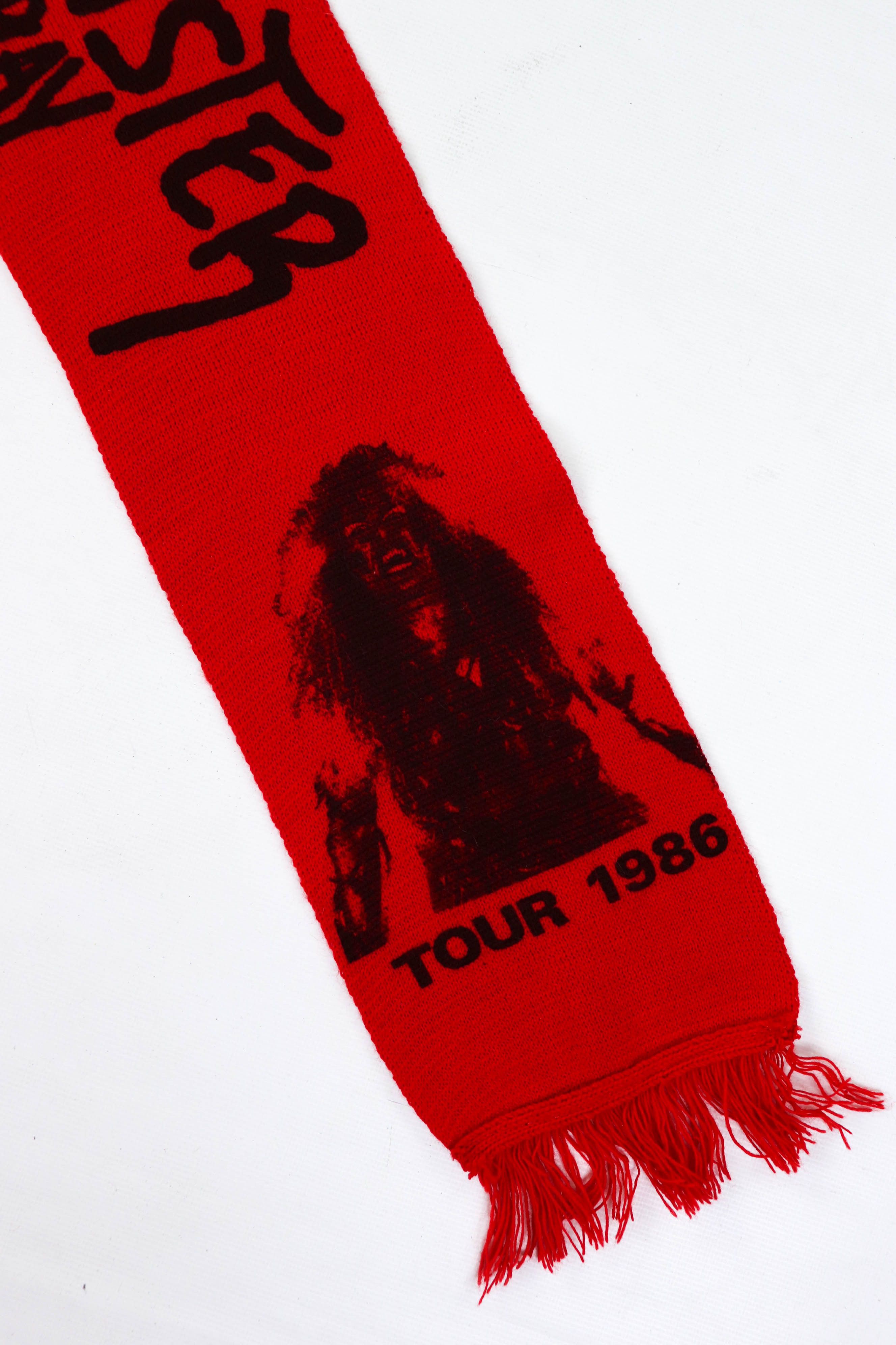 Band Tees 80s Vintage Twisted Sister Heavy Metal Band 1986 Tour Scarf Size ONE SIZE - 4 Thumbnail