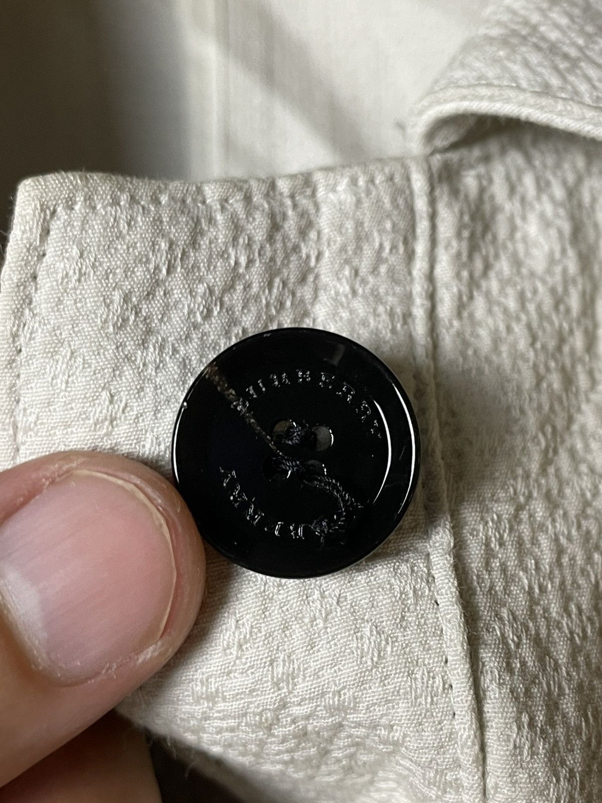 Burberry × Designer × Vintage Burberry London Cotton Crop Outerwear Coat (103) Size XS / US 0-2 / IT 36-38 - 9 Thumbnail