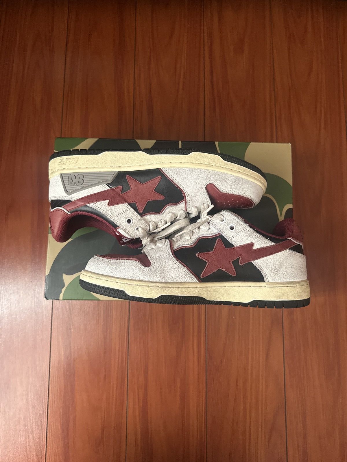 Bape Sk8 sta #4 red sneaker Size US 7.5 / EU 40-41 - 1 Thumbnail