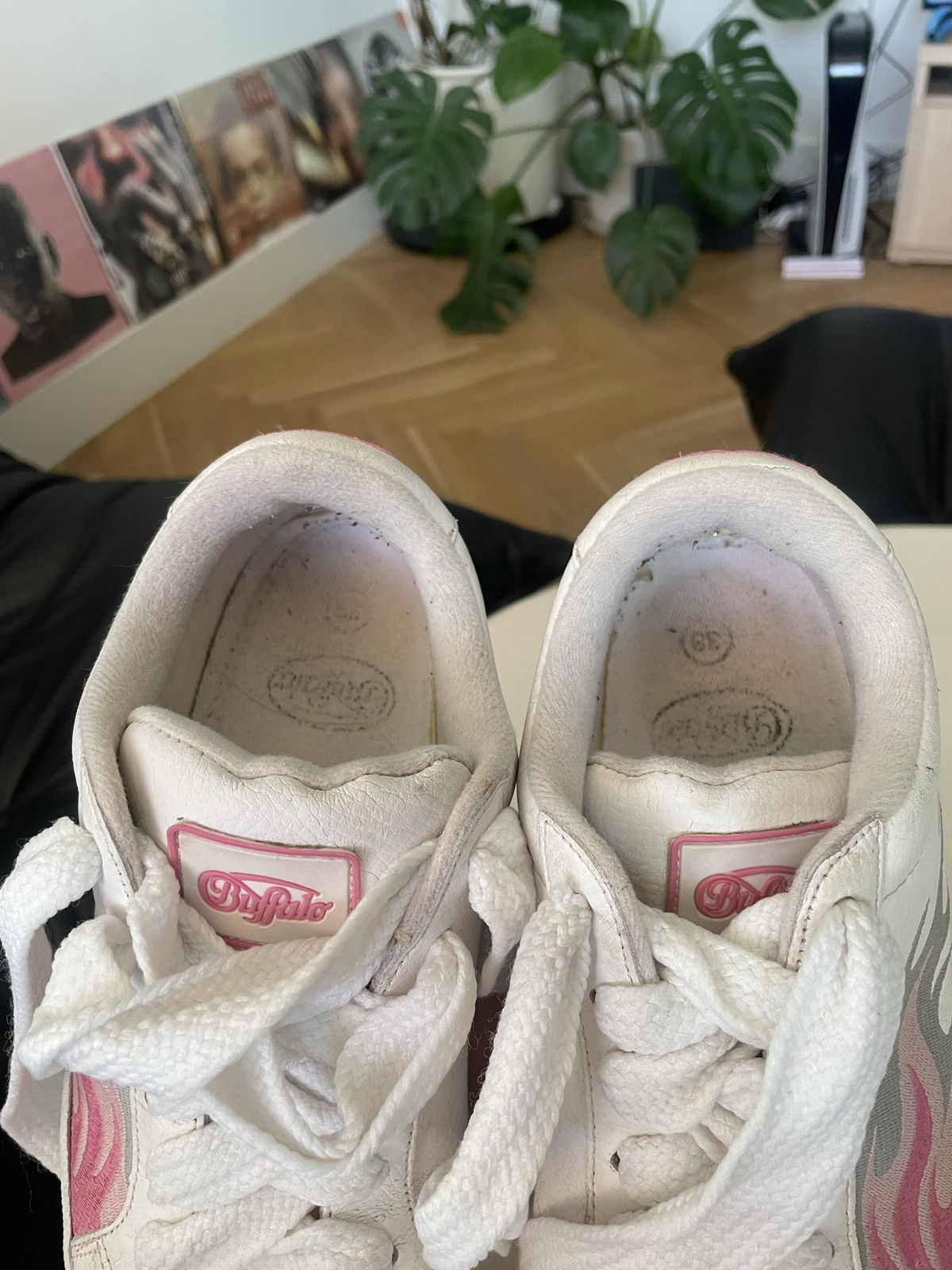 Buffalo London Buffalo Y2K Flame Chunky Shoes Skate Vintage White Pink Size US 6 / IT 36 - 7 Thumbnail