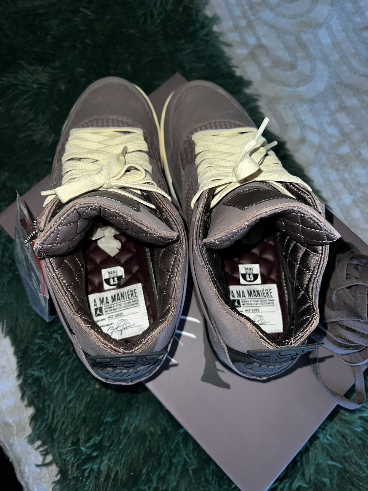 A Ma Maniere × Jordan Brand A Ma Maniére x Air Jordan 4 Retro ‘Violet Ore’ Size 8.5 Size US 8.5 / EU 41-42 - 7 Thumbnail