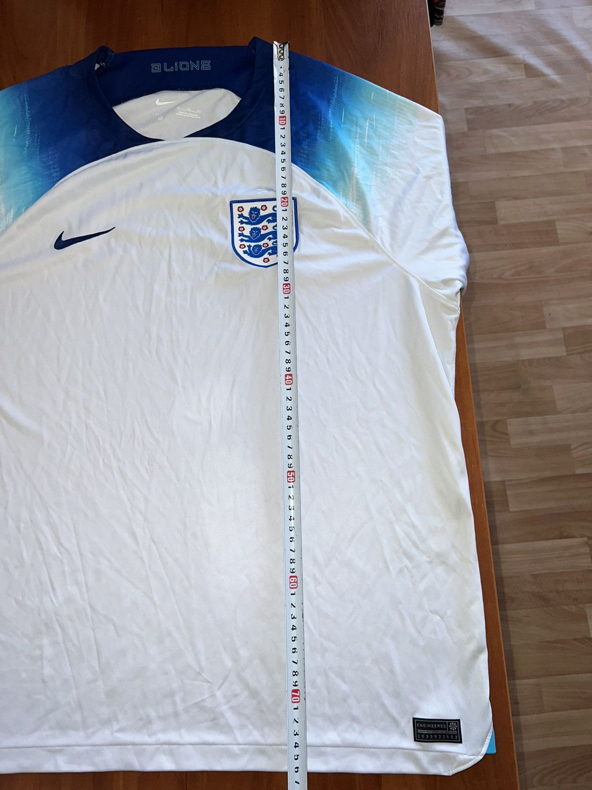 Nike 2022/23 ENGLAND TEAM HOME SOCCER JERSEY FOOTBALL SHIRT 2XL Size US XXL / EU 58 / 5 - 13 Thumbnail