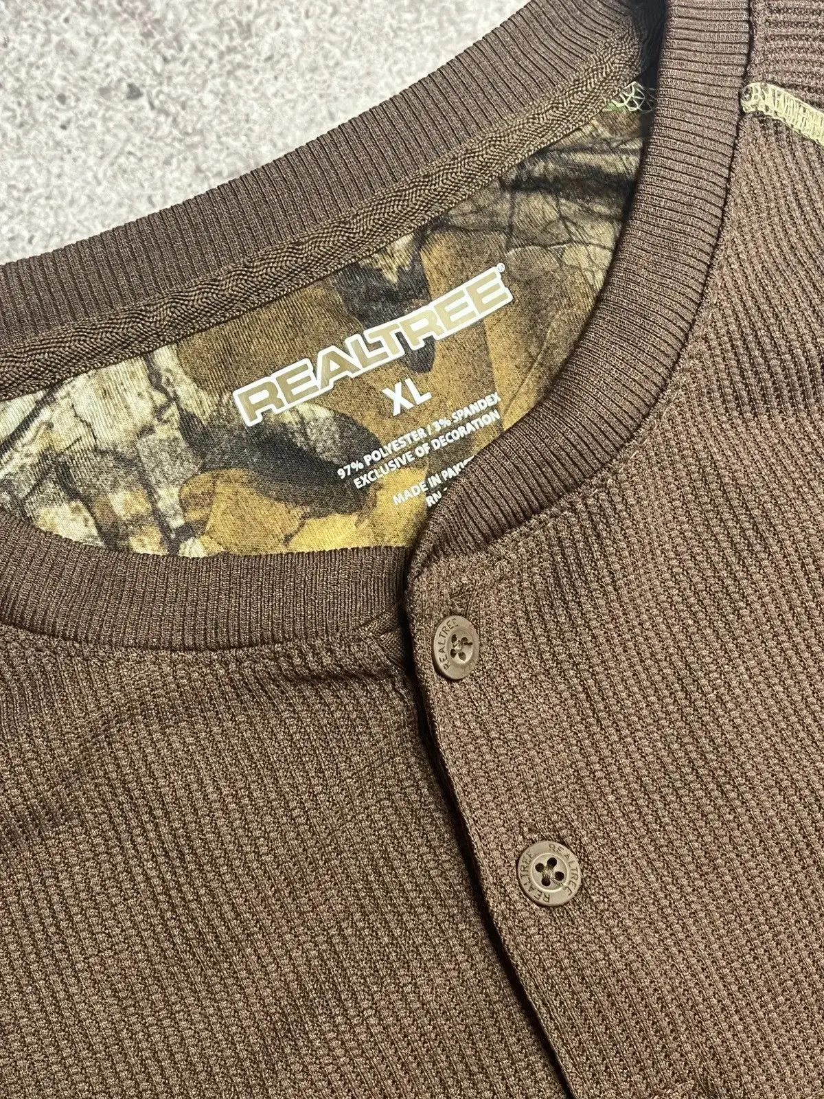 Mossy Oaks × Realtree Vintage Realtree XL Brown Thermal Long Sleeve Camo Lining Size US XL / EU 56 / 4 - 2 Thumbnail