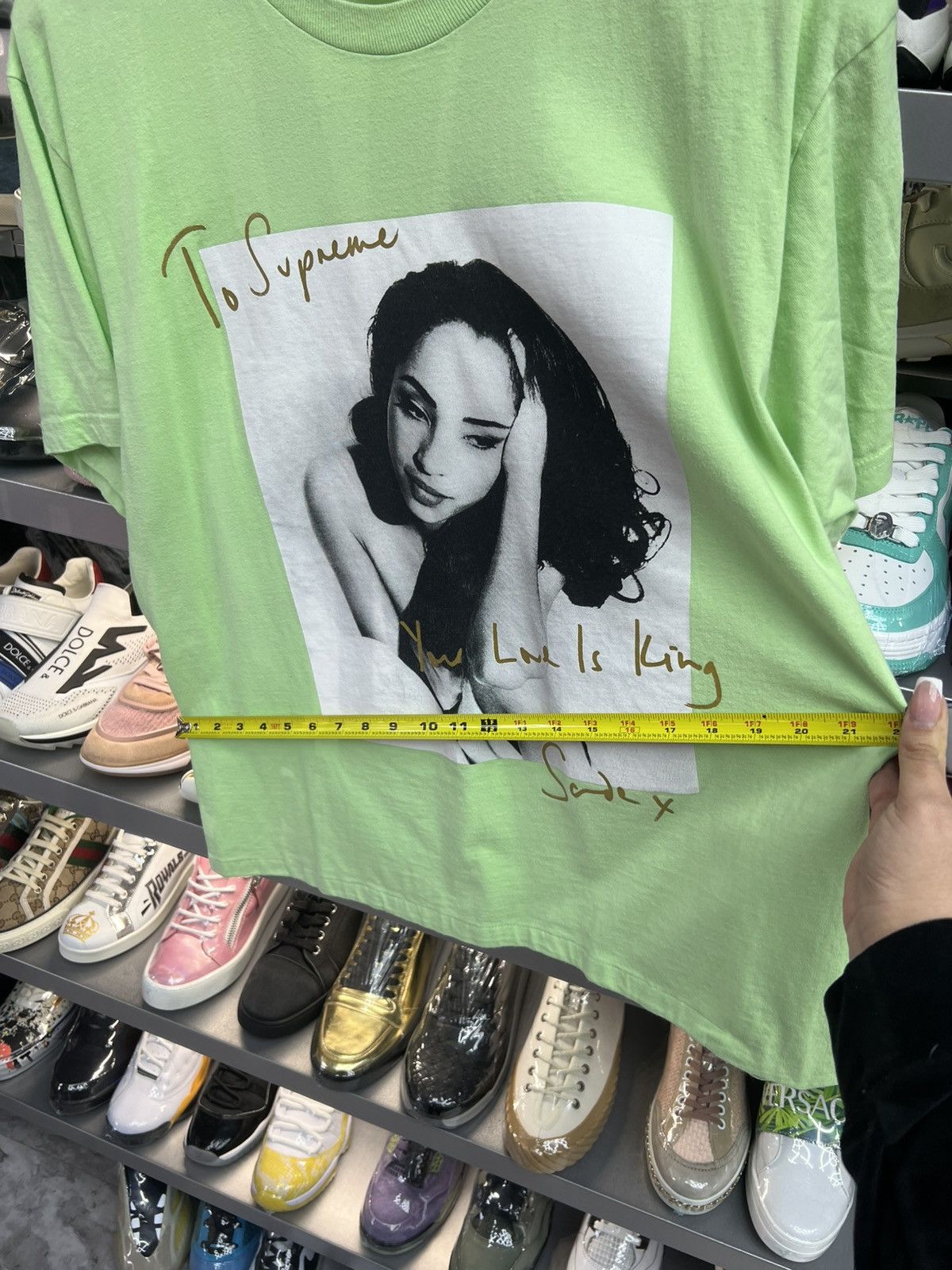 Supreme Supreme Sade Light Green Tee Size US XL / EU 56 / 4 - 10 Thumbnail