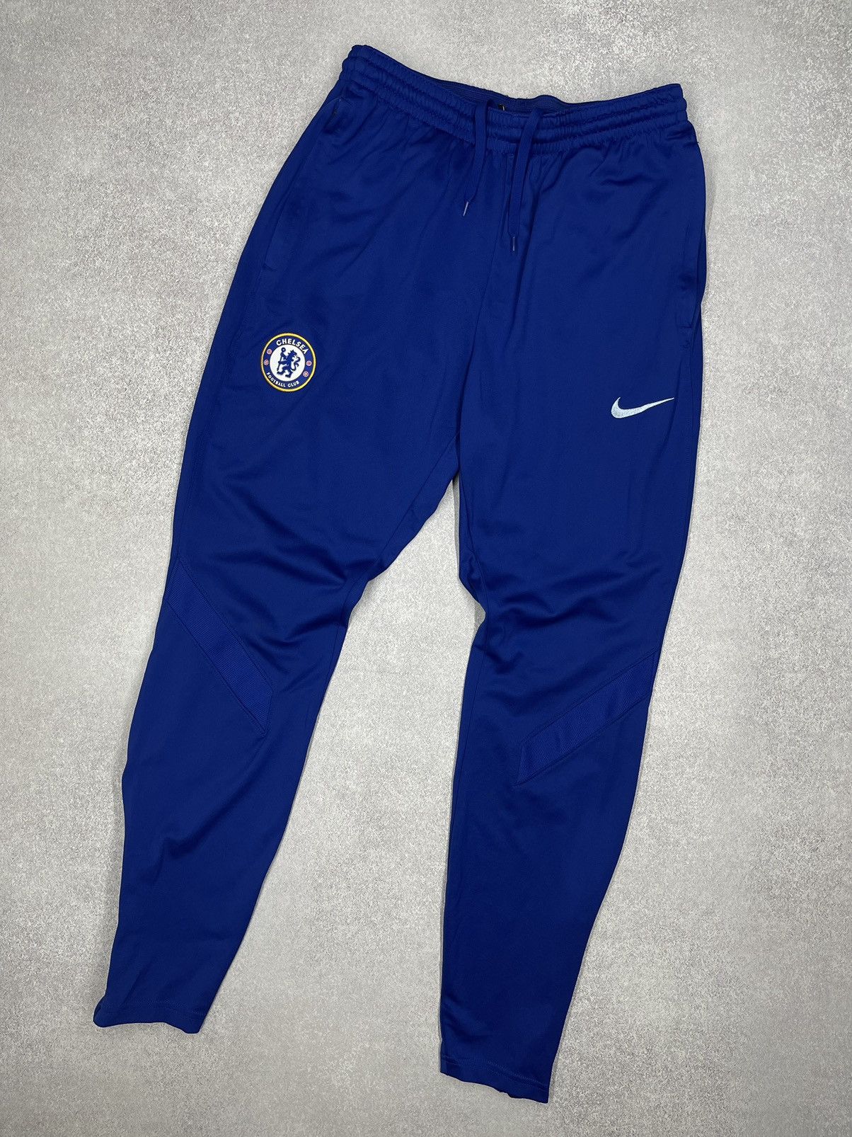 Mens Nike Chelsea Football Club Blue Sweatpants Soccer