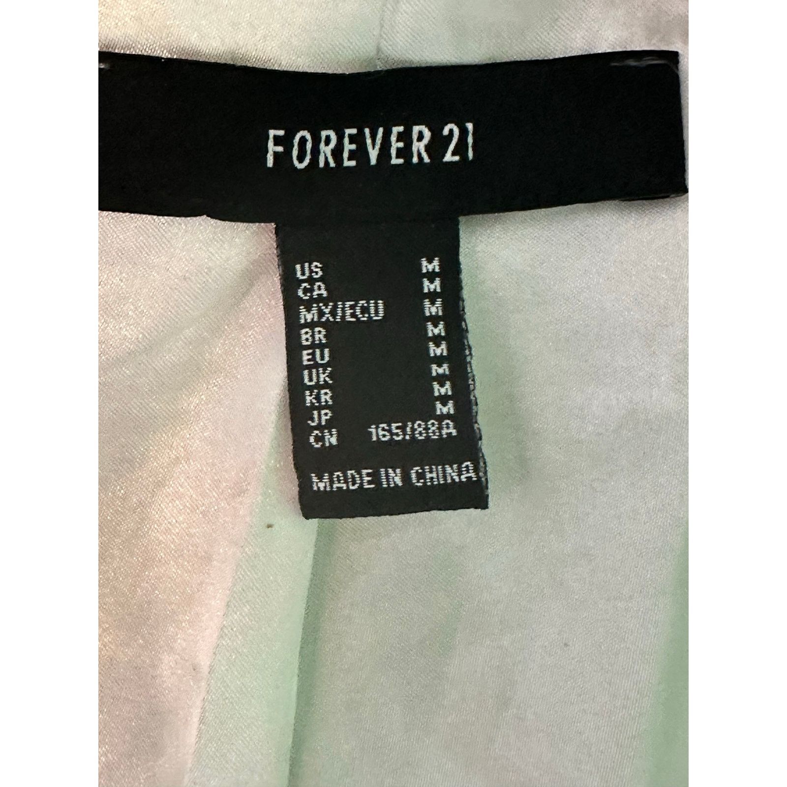 Forever 21 Forever 21 long sleeves belted blazer coat size Medium Size M / US 6-8 / IT 42-44 - 3 Thumbnail