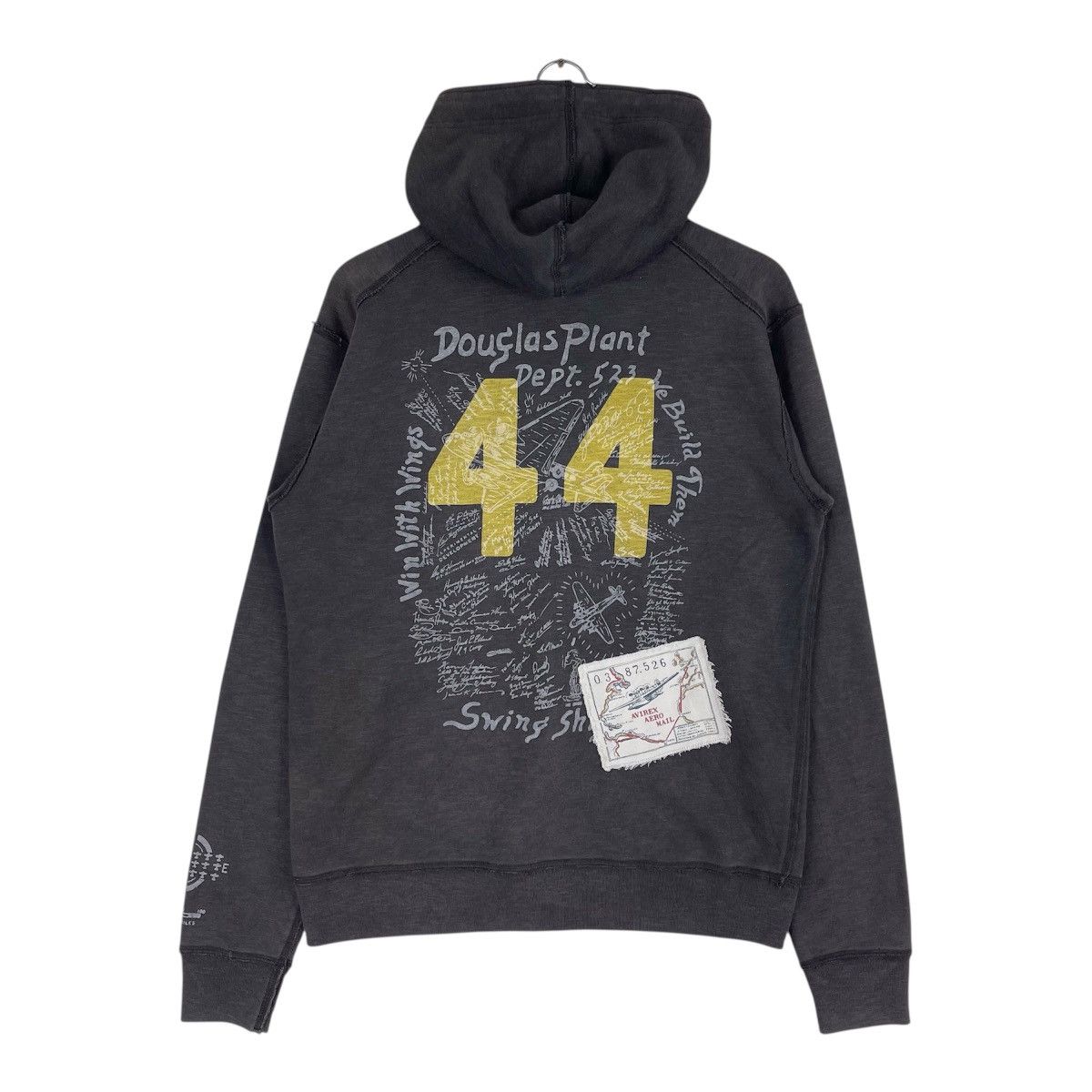 Avirex × Vintage Avirex Pilote Aero Mail Hoodie Size US M / EU 48-50 / 2 - 1 Thumbnail