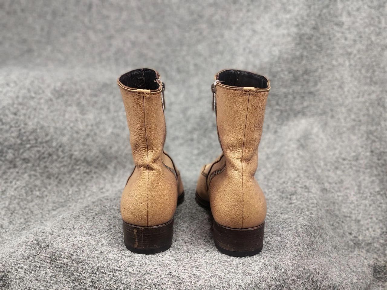 Yves Saint Laurent Vintage Yves Saint Laurent rive gauche Leather zip Boots Size US 9 / EU 42 - 13 Thumbnail