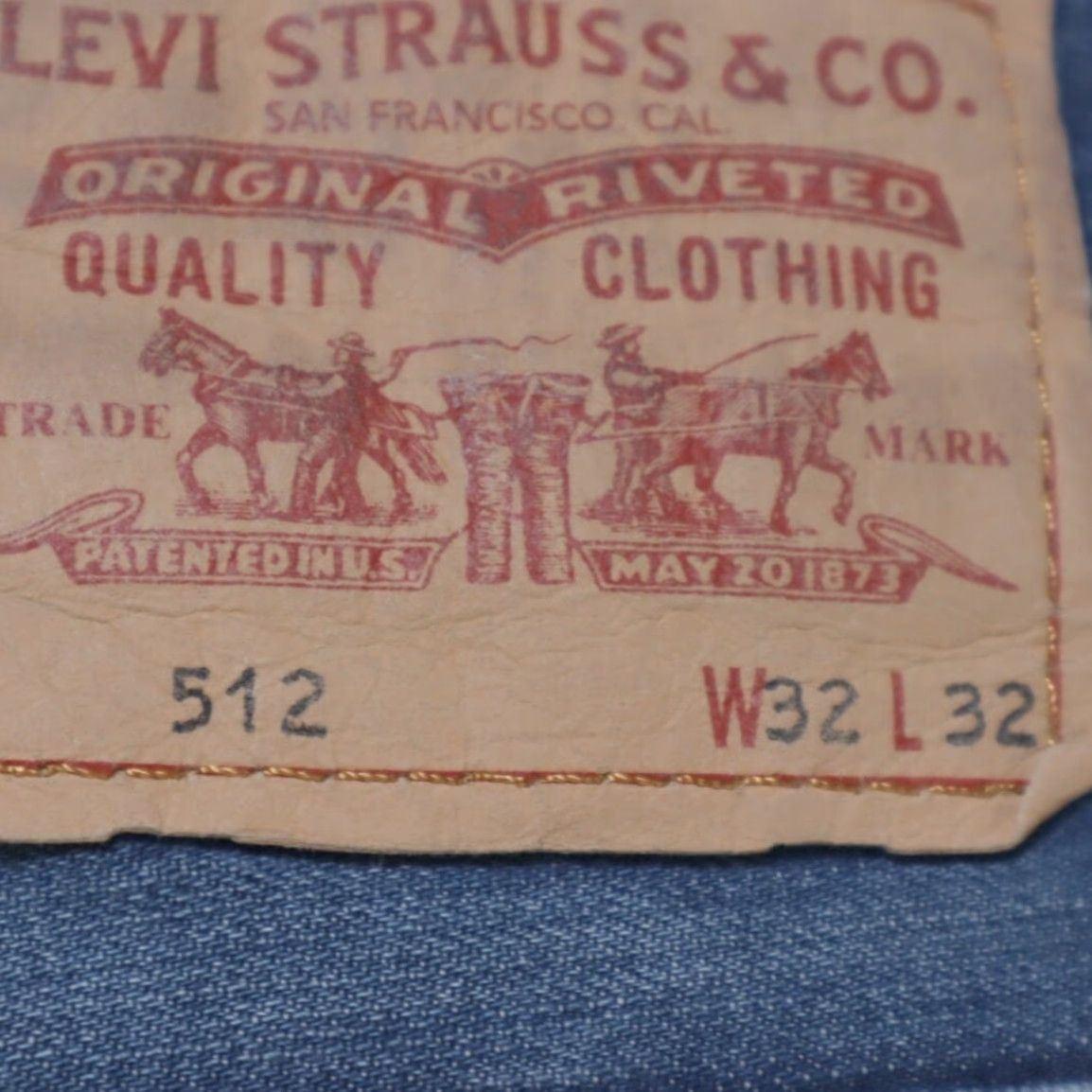Denime Levis 512 Recycled Denim Shorts Blue Women's 32 Regular Jeans 512 Recycled Cotton Denim Shorts Blue Women 32 Regular Size 24" / US 00 / IT 34 - 8 Thumbnail
