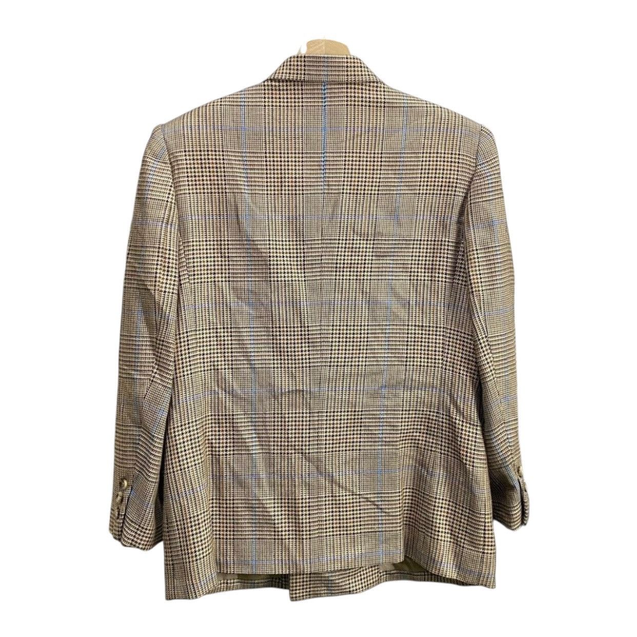 Burberry Prorsum Vintage Burberrys Double Breasted Houndstooth Plaid Wool Size S / US 4 / IT 40 - 2 Thumbnail
