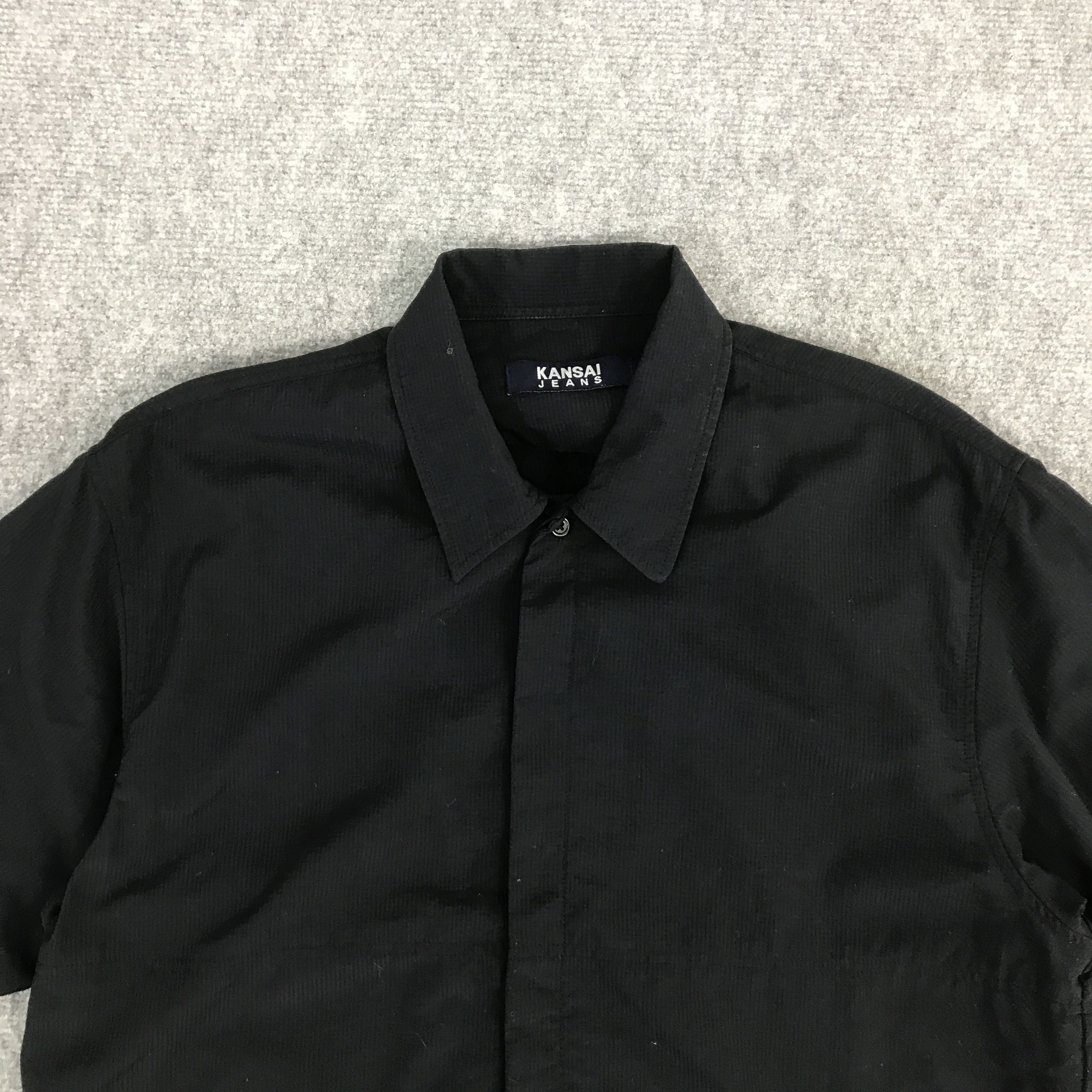 Japanese Brand × Kansai Yamamoto KANSAI JEANS JAPAN DESIGN BUTTON UP SHIRT Size US L / EU 52-54 / 3 - 3 Thumbnail