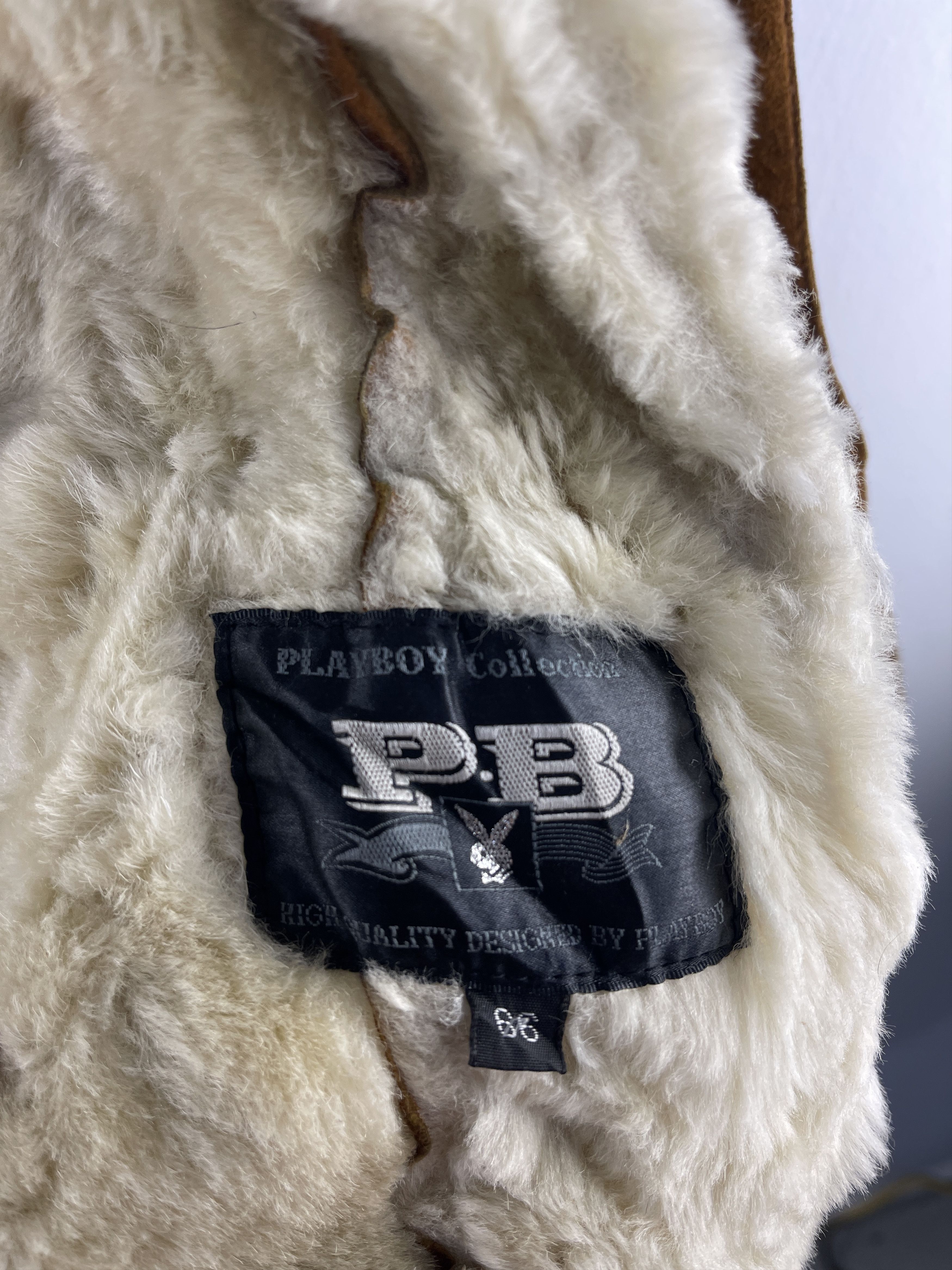 Playboy Vintage Playboy Faux Fur Leather Jacket Size US M / EU 48-50 / 2 - 11 Thumbnail