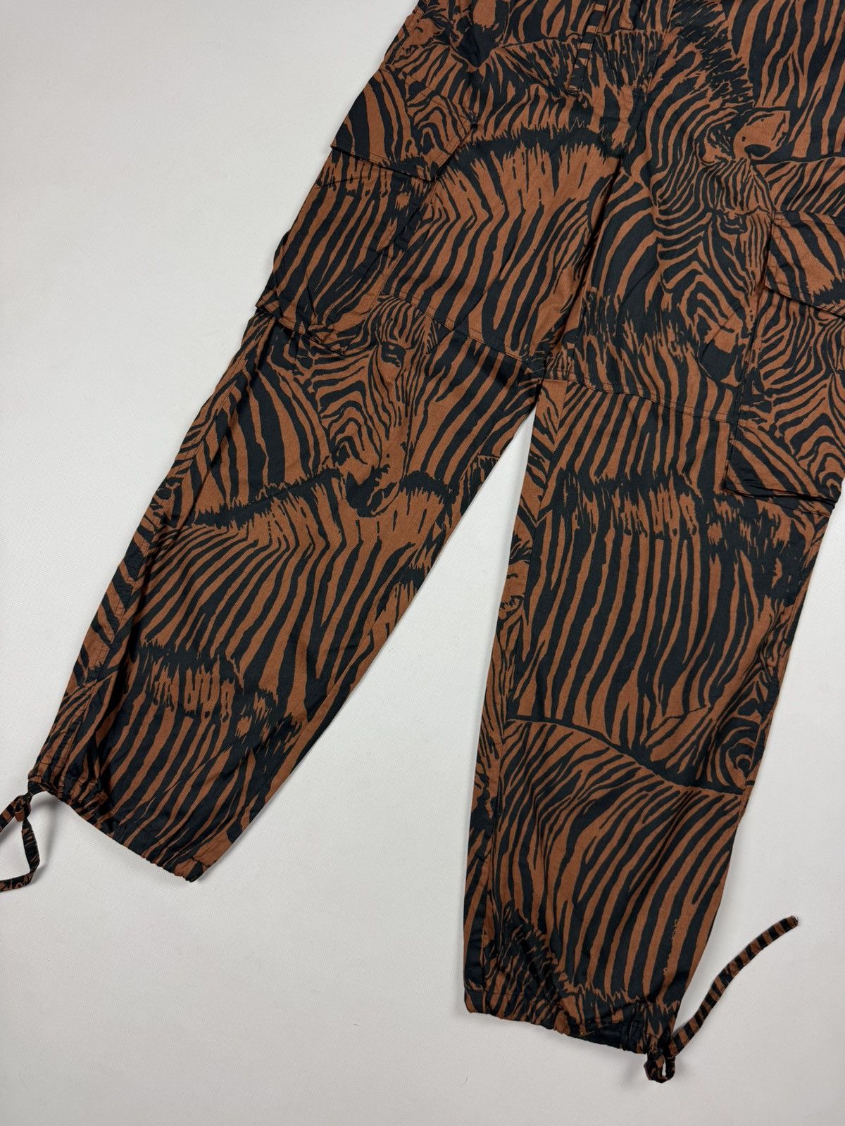 Weekend Max Mara Weekend Max Mara Ladies Zebra Pattern Cargo Pants Trousers Size 29" - 3 Thumbnail