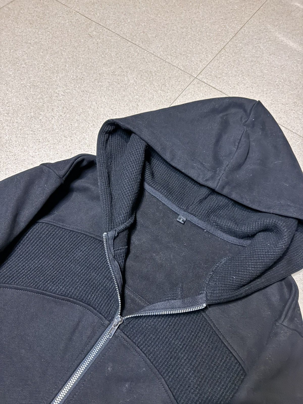 Other Rare Waffle Paneled Zip Up Hoodie sweater Size US S / EU 44-46 / 1 - 4 Thumbnail